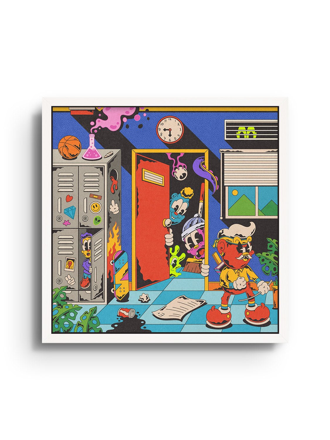 Back to School - uyo66 - East Side Studio - Art Prints