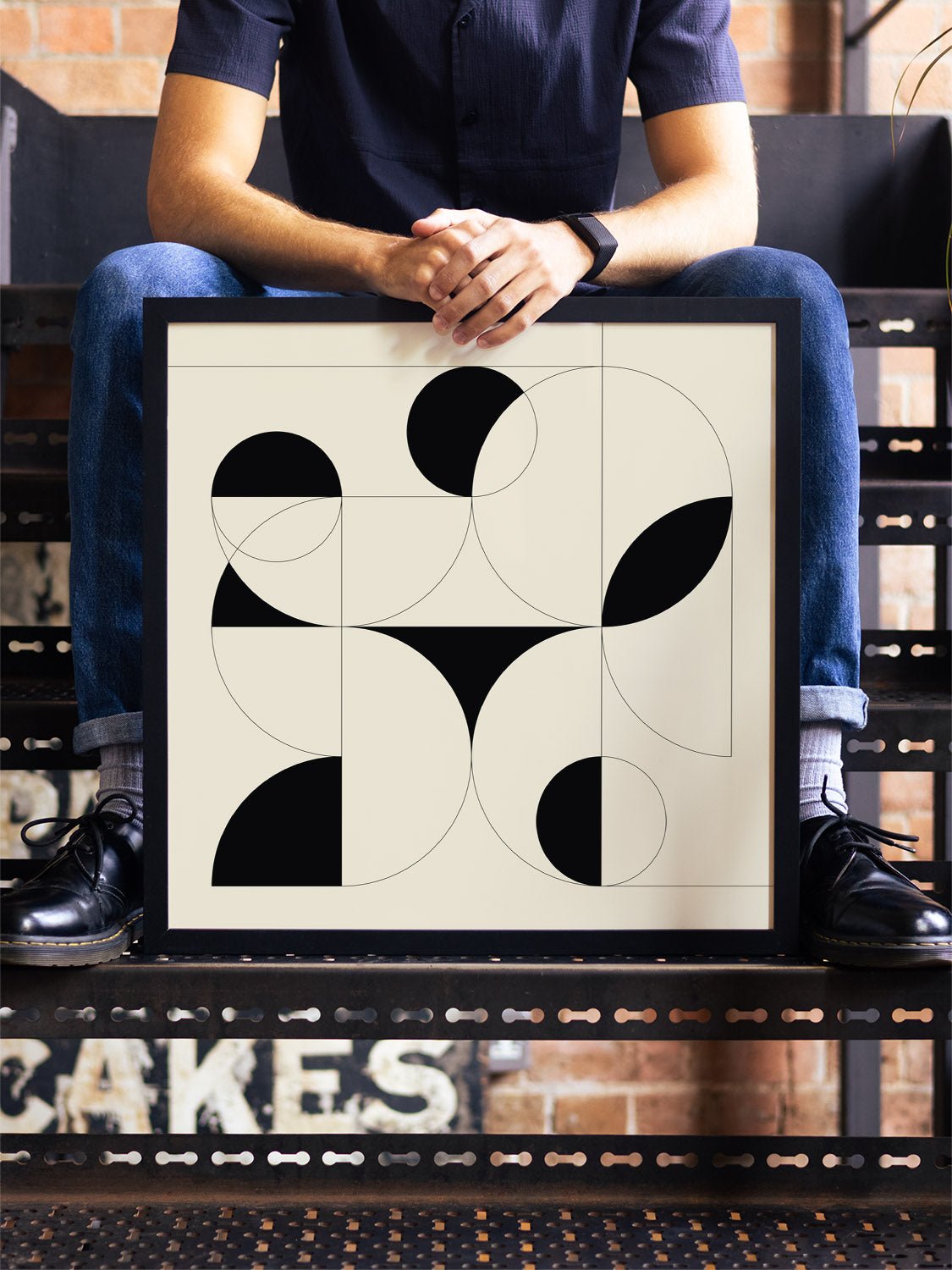 Black & Beige Nº3 - East Side Studio - Art Prints