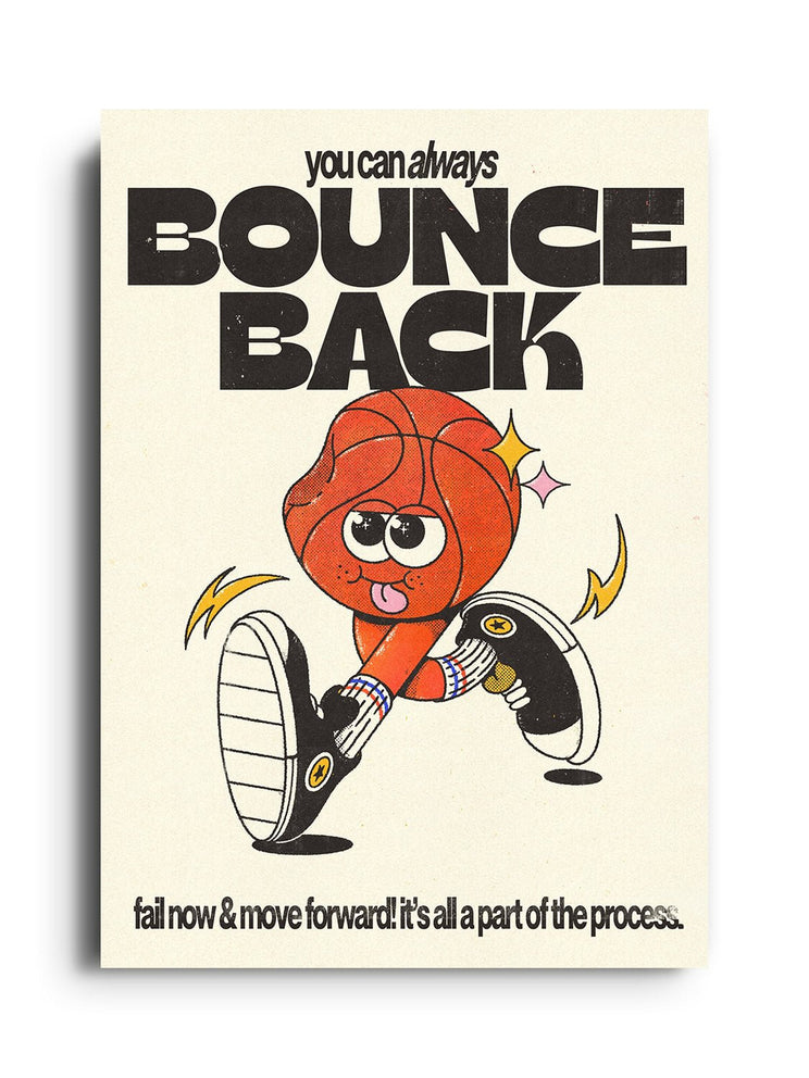 Bounce Back - Off White - My Sunbeam - East Side Studio - Art Prints