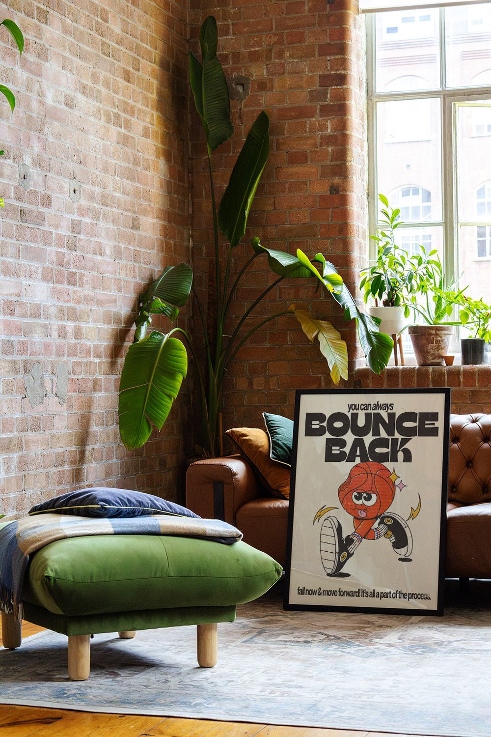 Bounce Back - Off White - My Sunbeam - East Side Studio - Art Prints