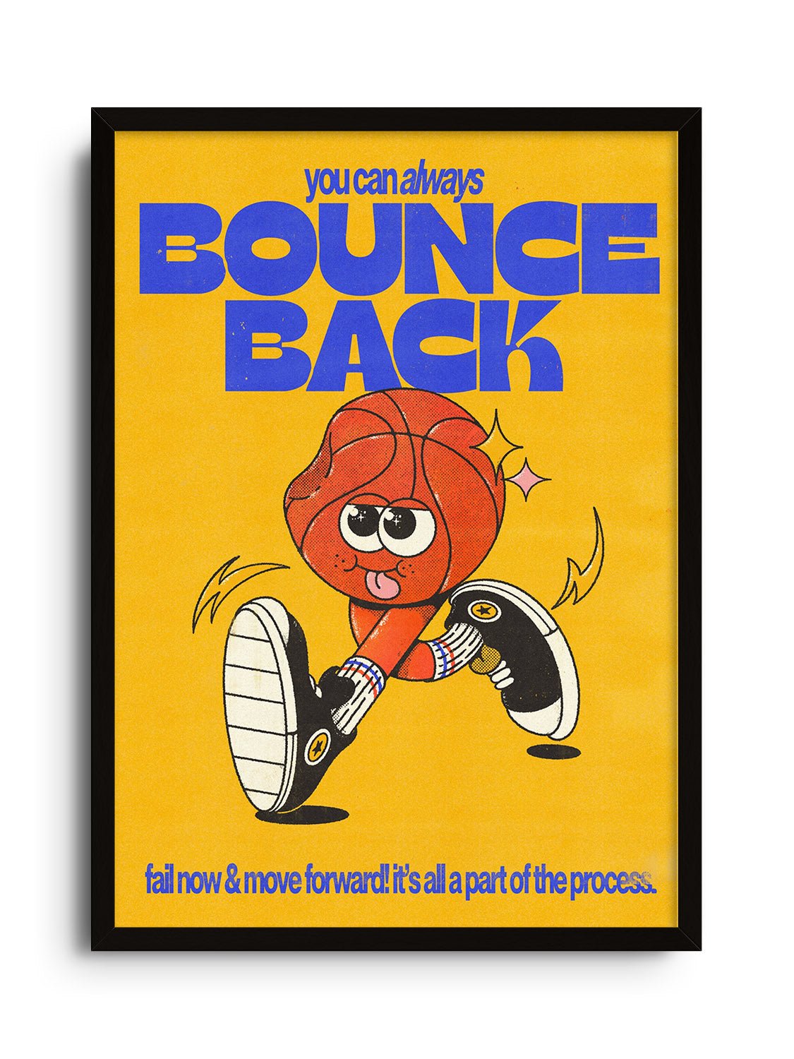 Bounce Back - Yellow - My Sunbeam - East Side Studio - Art Prints