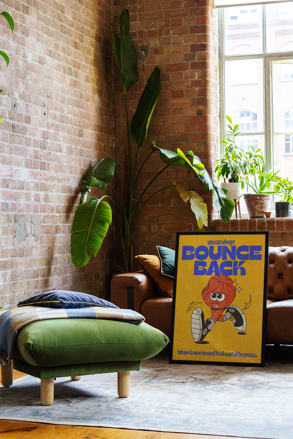 Bounce Back - Yellow - My Sunbeam - East Side Studio - Art Prints