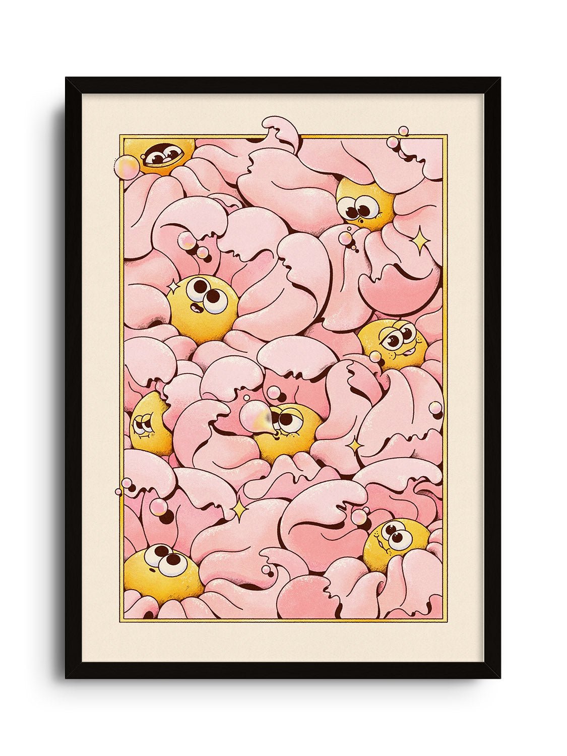 Bubble Blossom - My Sunbeam - East Side Studio - Art Prints