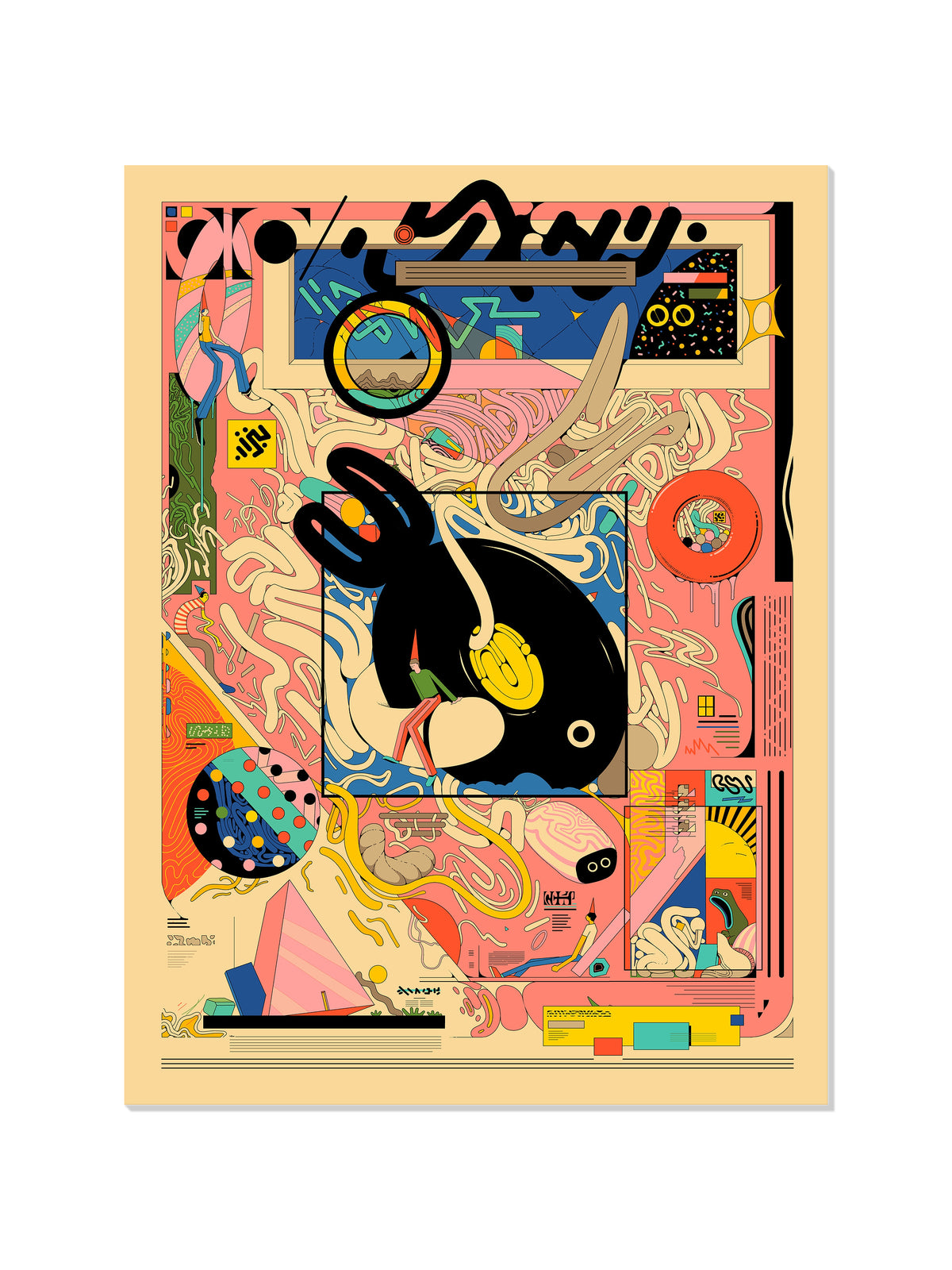 Black Fish - Ori Toor - Unframed |frame=Unframed|