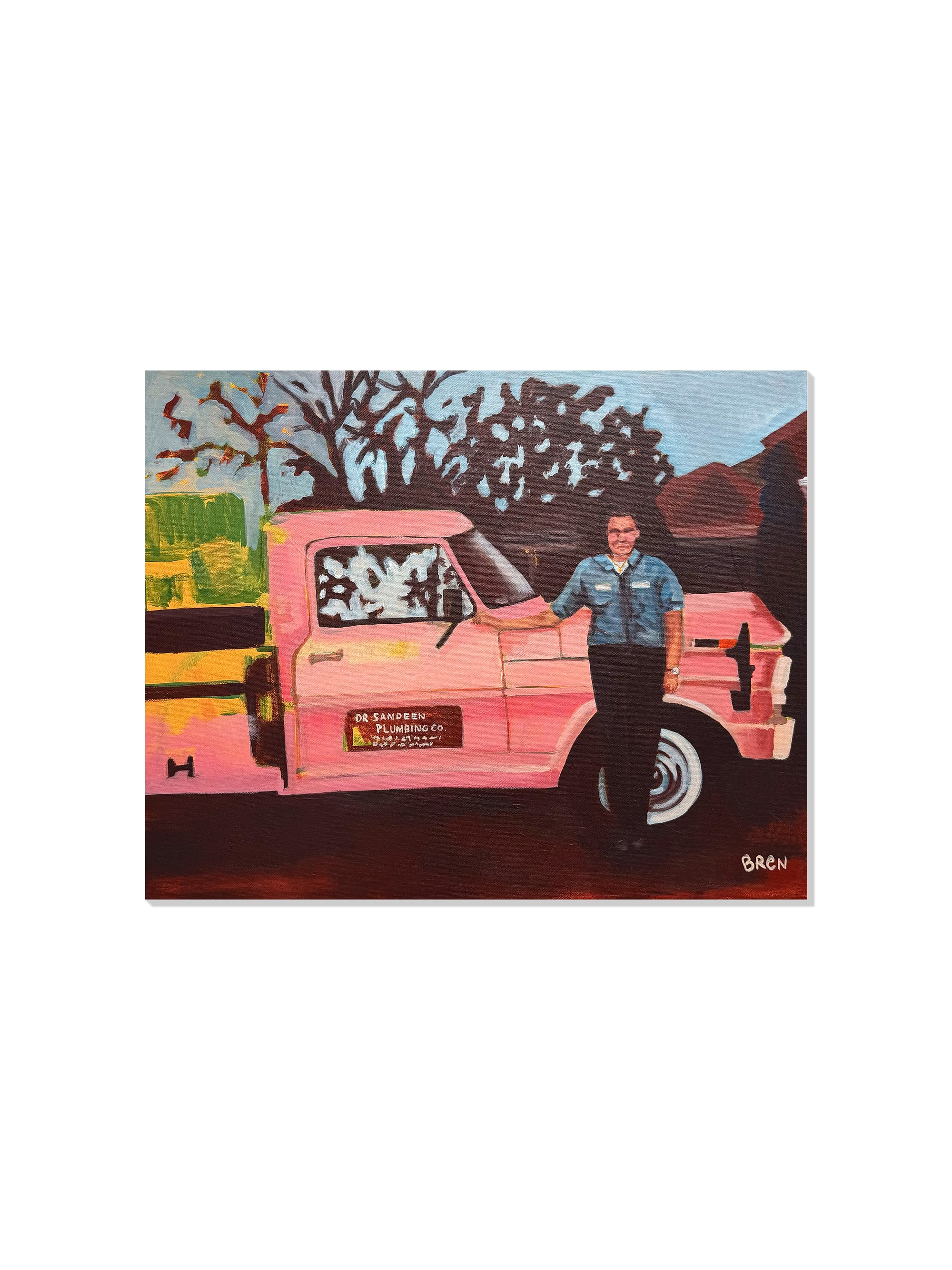 DR Plumbing Co - Scared of Moths - Unframed |frame=Unframed|