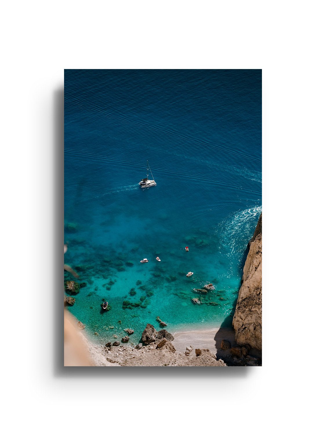 Clear Blue Sea - Cordula Schaefer - East Side Studio - Art Prints