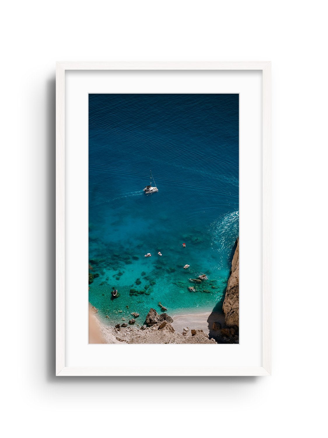 Clear Blue Sea - Cordula Schaefer - East Side Studio - Art Prints