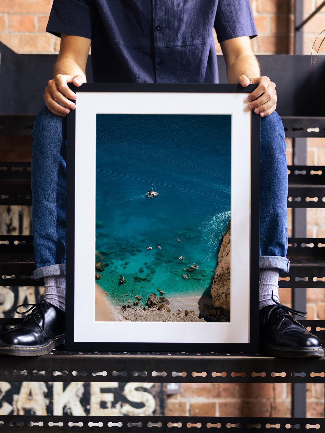 Clear Blue Sea - Cordula Schaefer - East Side Studio - Art Prints