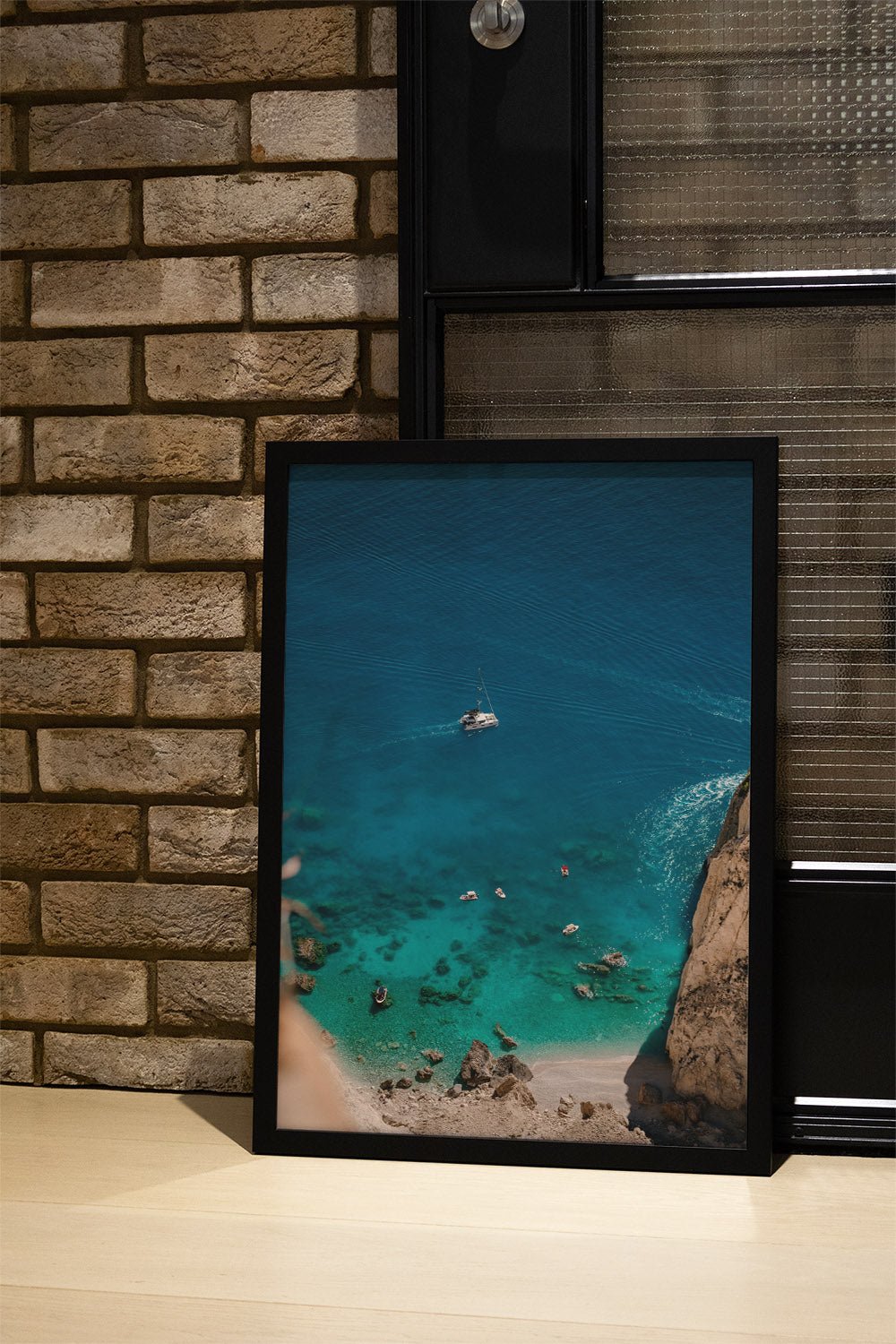 Clear Blue Sea - Cordula Schaefer - East Side Studio - Art Prints