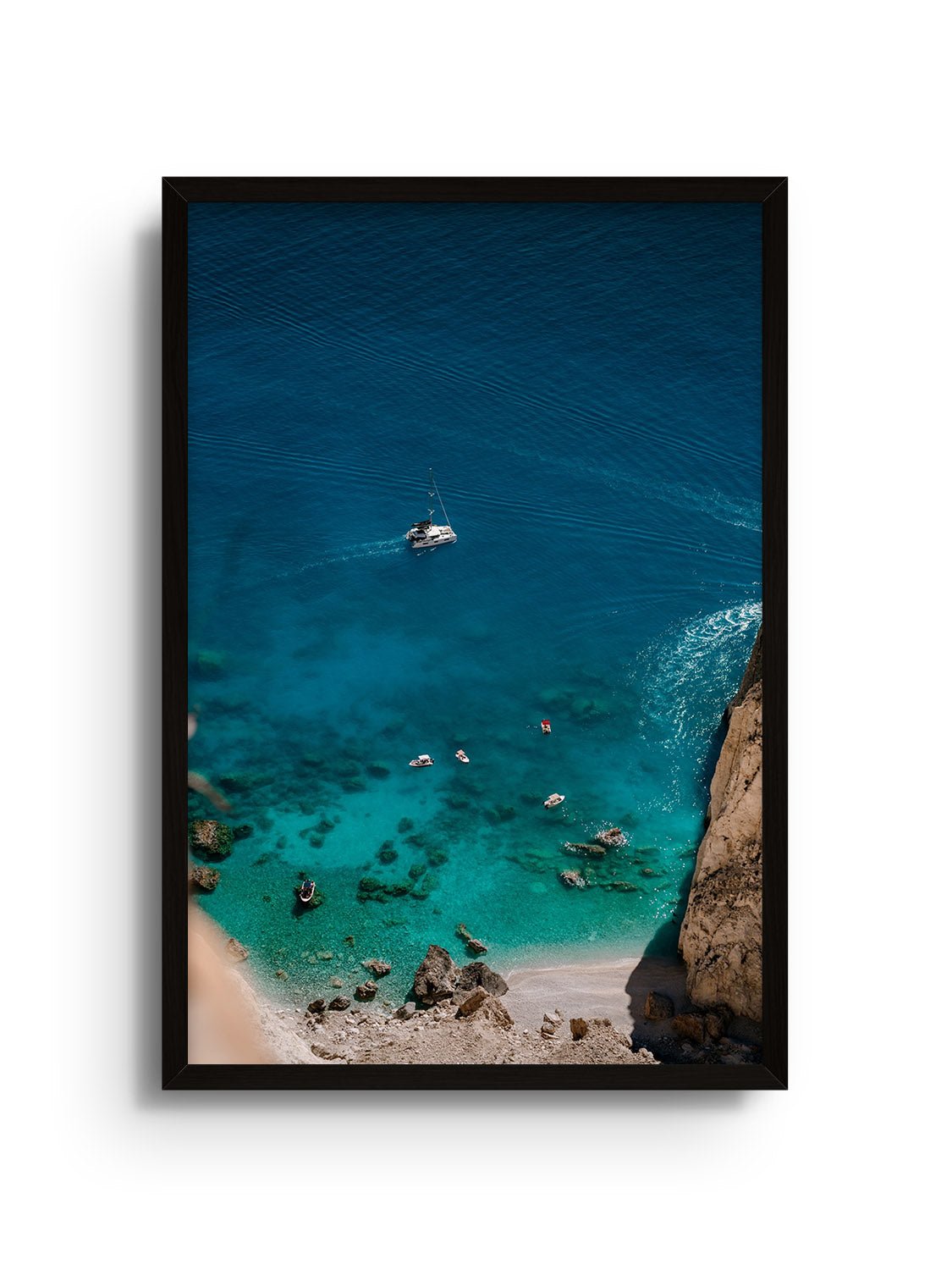 Clear Blue Sea - Cordula Schaefer - East Side Studio - Art Prints