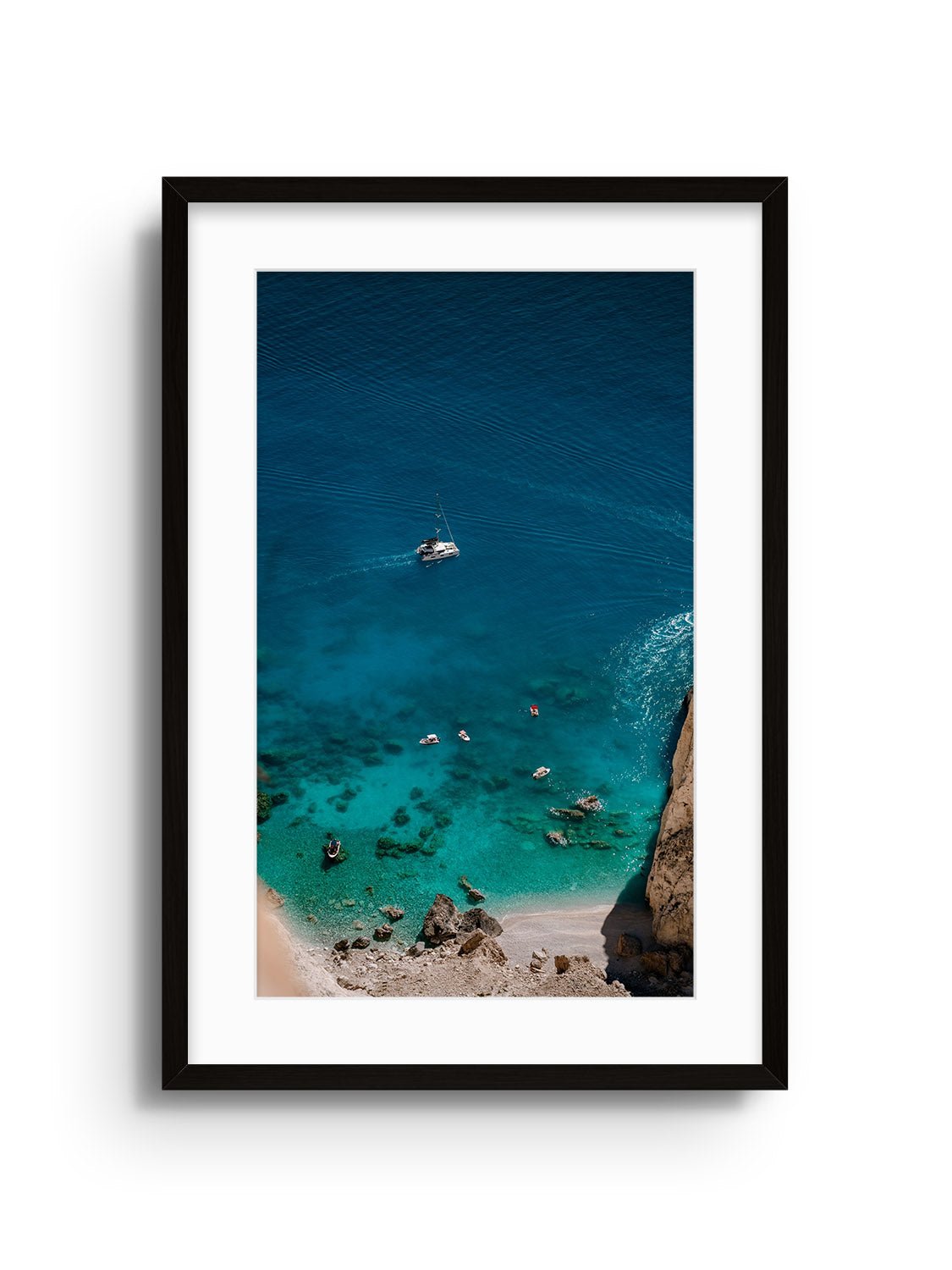 Clear Blue Sea - Cordula Schaefer - East Side Studio - Art Prints