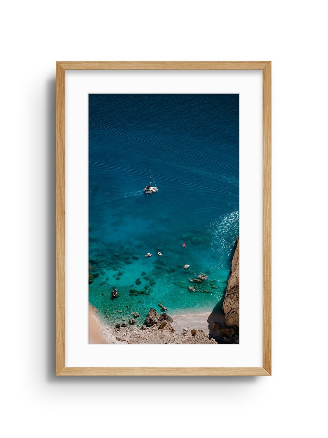 Clear Blue Sea - Cordula Schaefer - East Side Studio - Art Prints