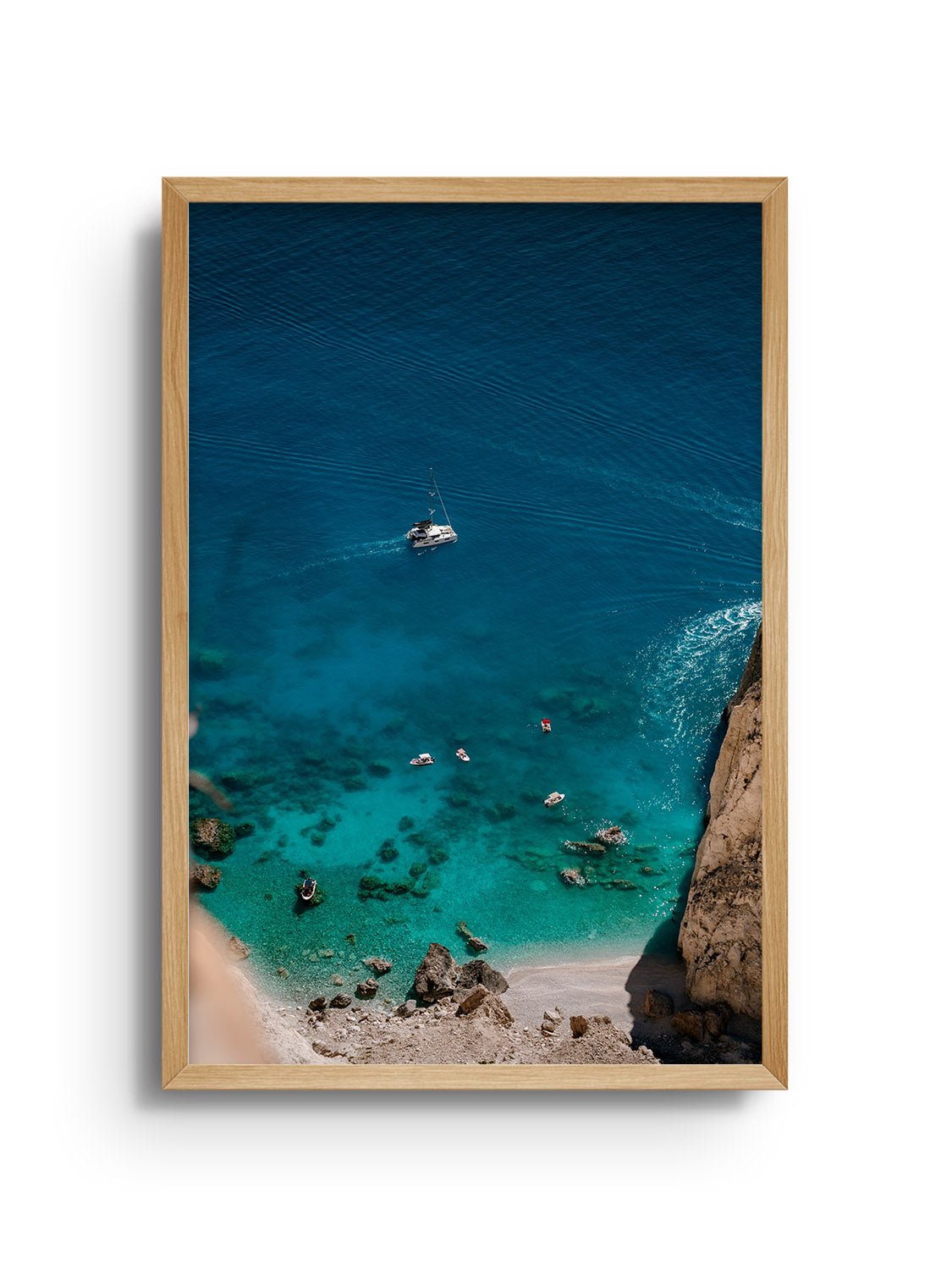 Clear Blue Sea - Cordula Schaefer - East Side Studio - Art Prints