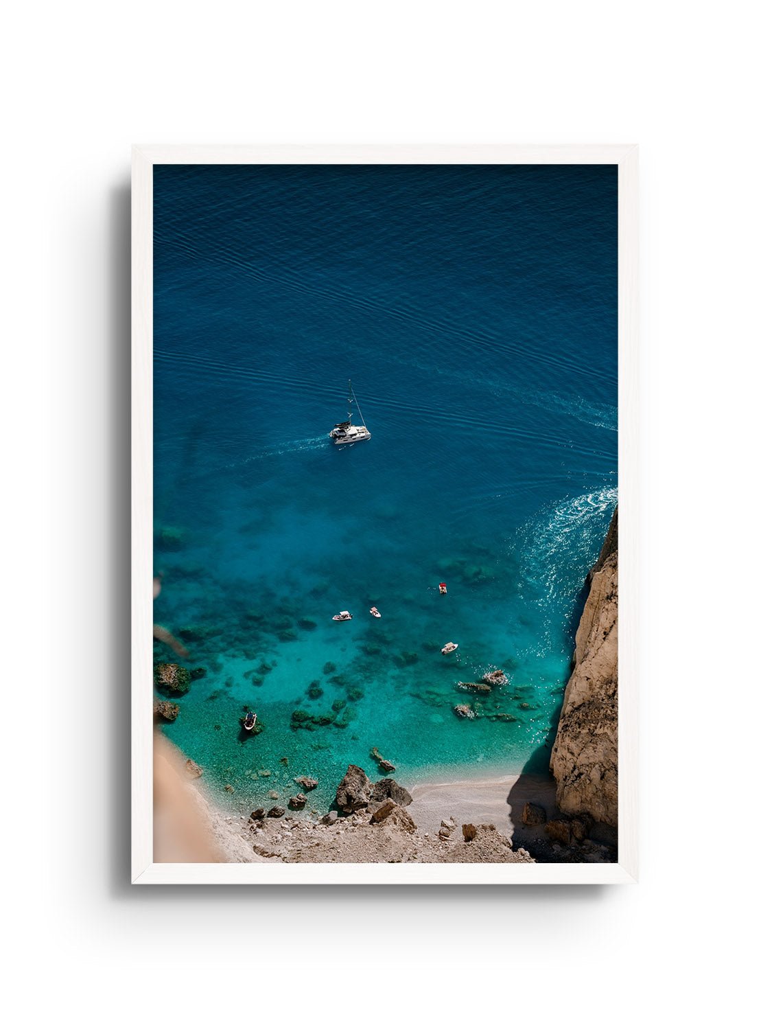 Clear Blue Sea - Cordula Schaefer - East Side Studio - Art Prints