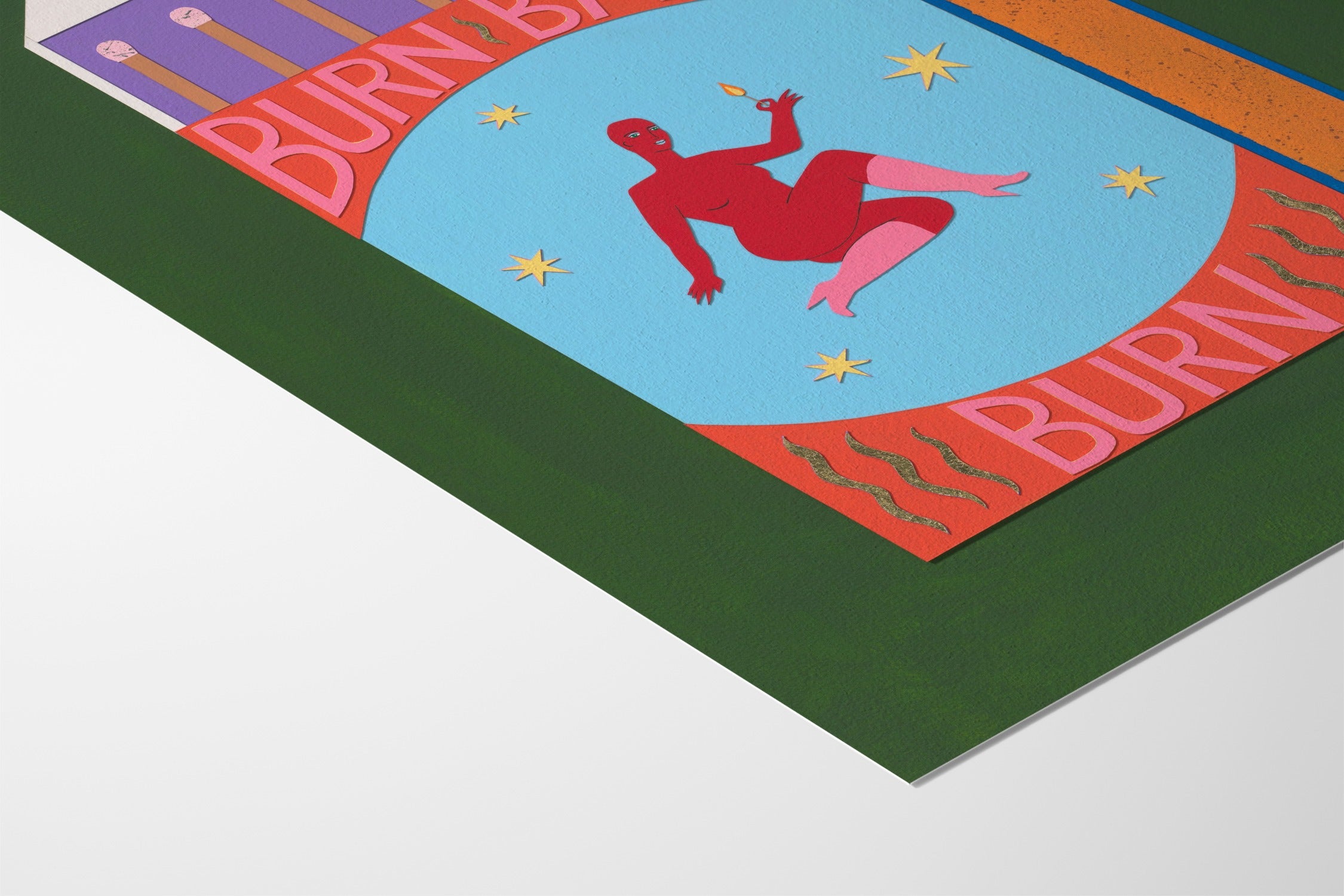 Burn Baby Burn - Studio Flos - Hahnemuhle German Etching 310gsm |type=lifestyle|