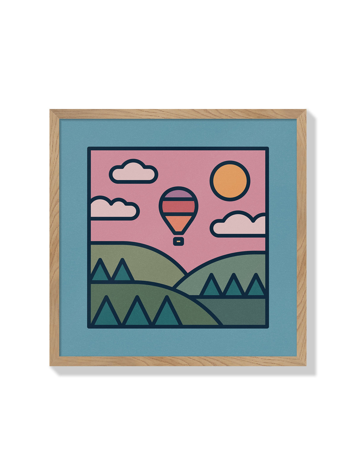 The Balloon Ride (Miniscape 03) - Rick Crane - Natural Frame |frame=Natural Frame|