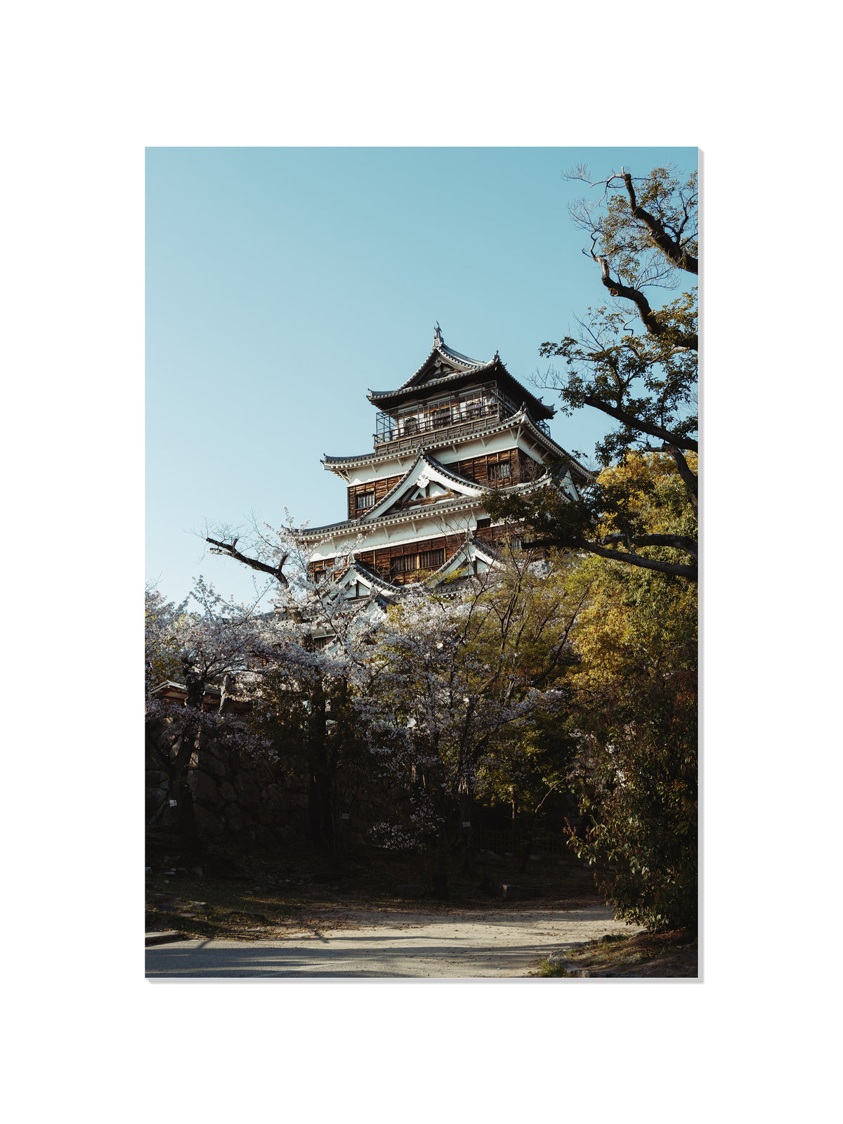 Hiroshima Castle - Jonny Gleason - Unframed |frame=Unframed|