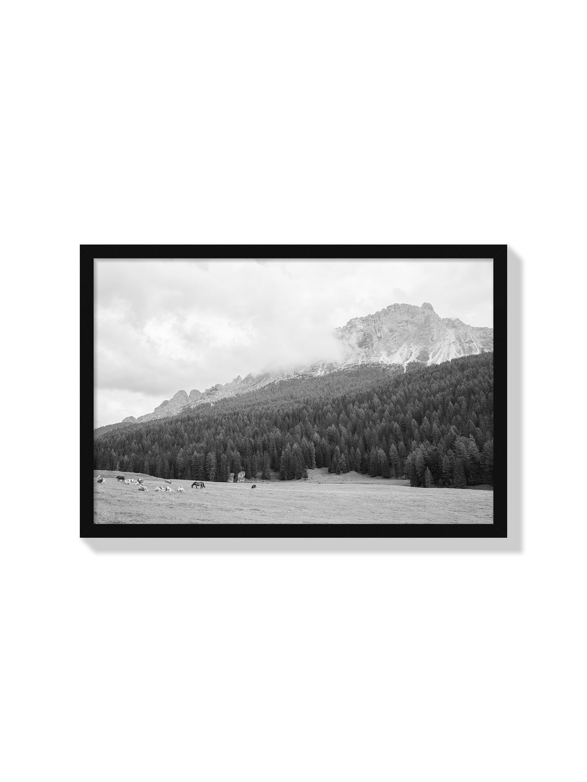 Italian Alpine Scenery - Christina Bedetta Willett - Black Frame |frame=Black Frame|