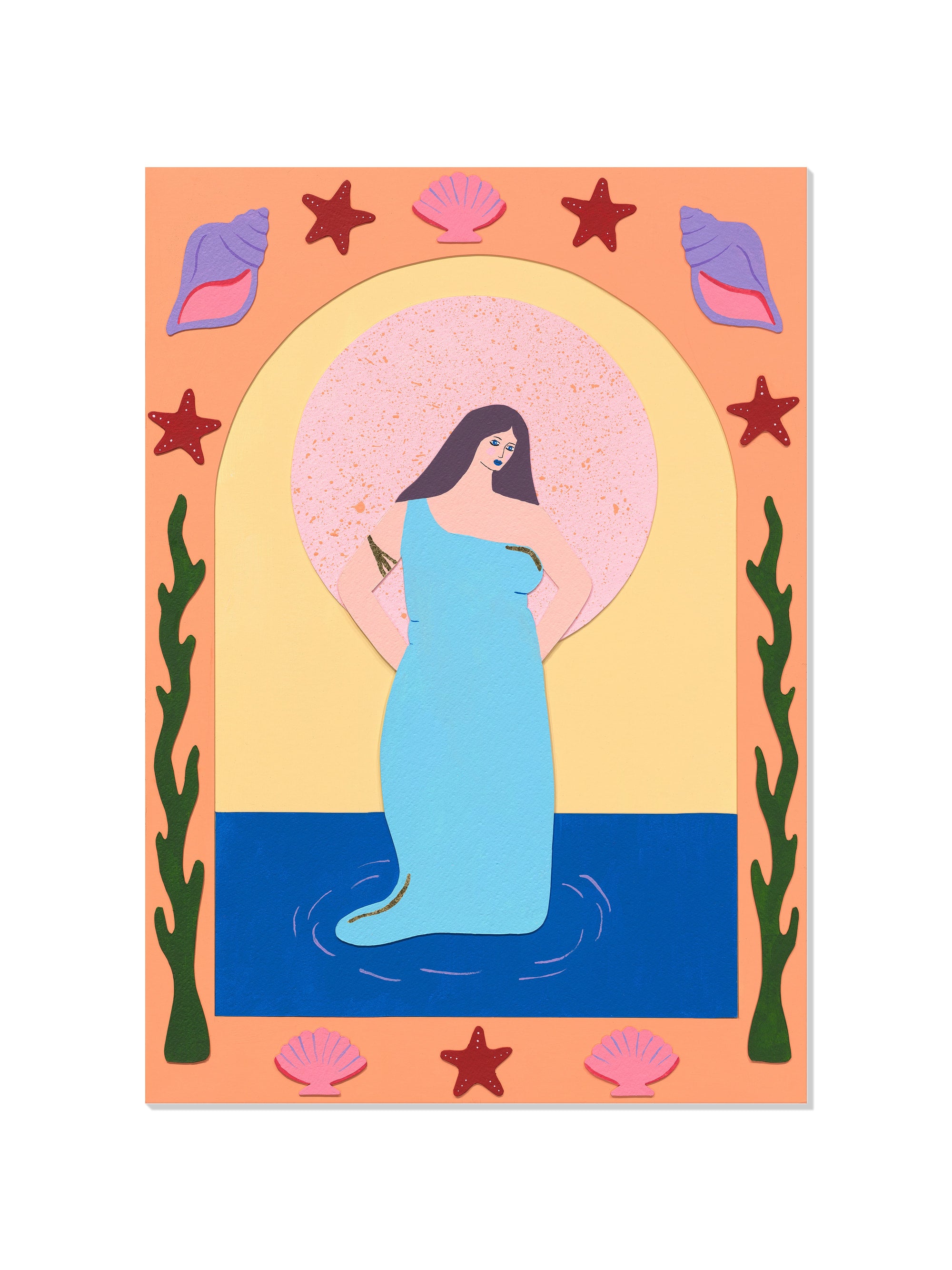 Ocean Goddess - Studio Flos - Unframed |frame=Unframed|
