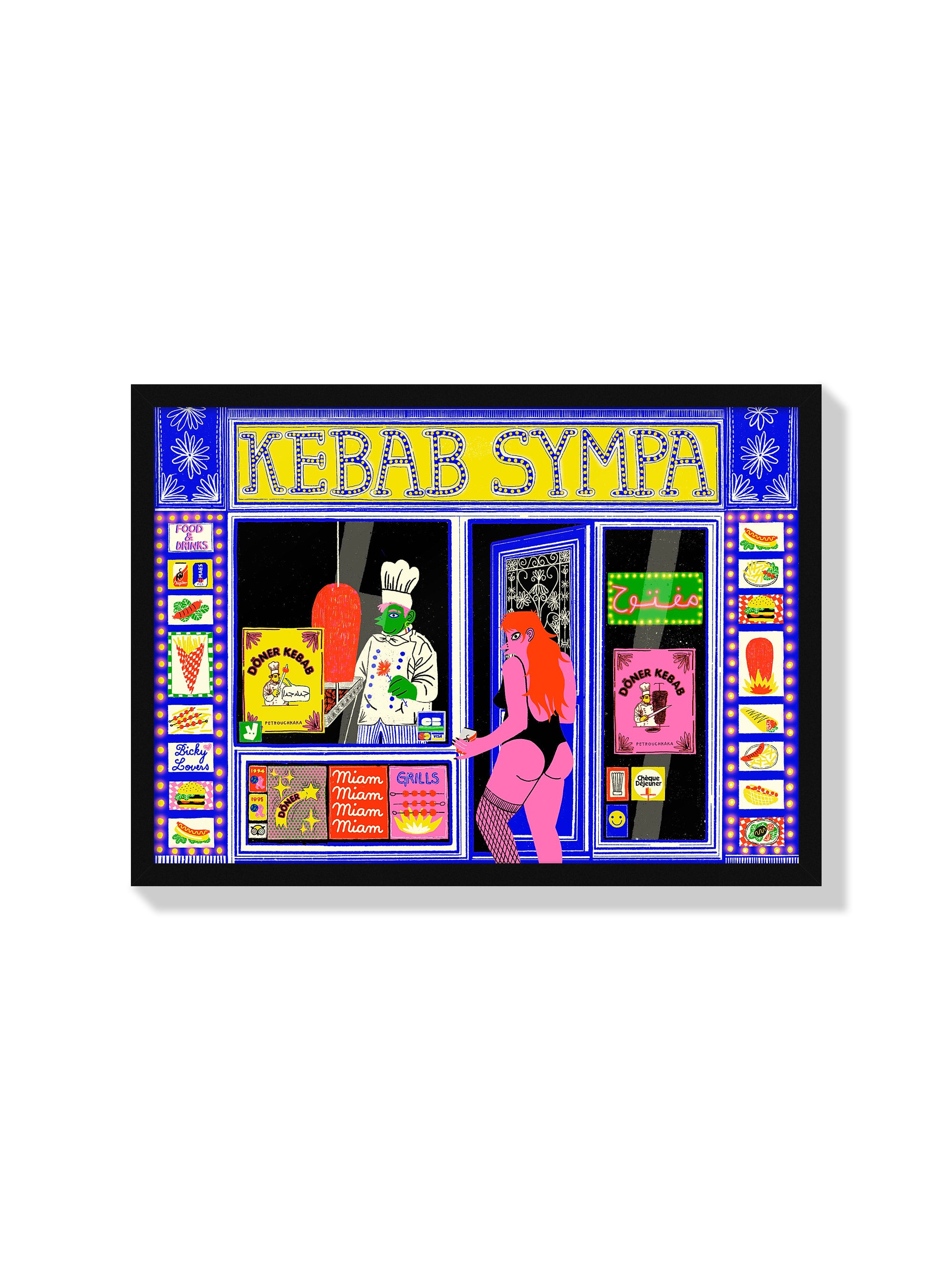 Kebab Sympa - Petrouchkaka - Black Frame |frame=Black Frame|