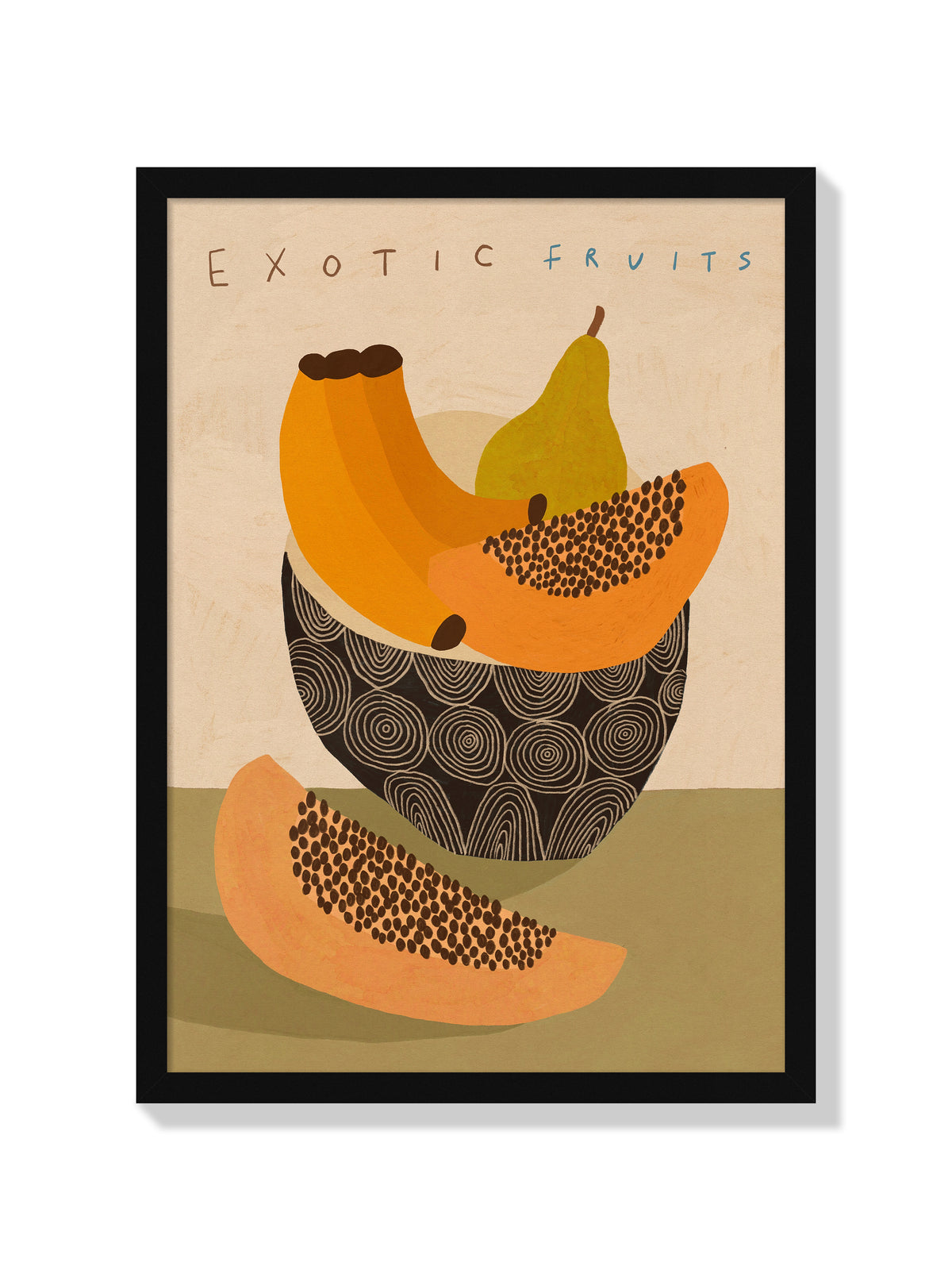 Exotic Fruits - Sophie Deller - Black Frame |frame=Black Frame|