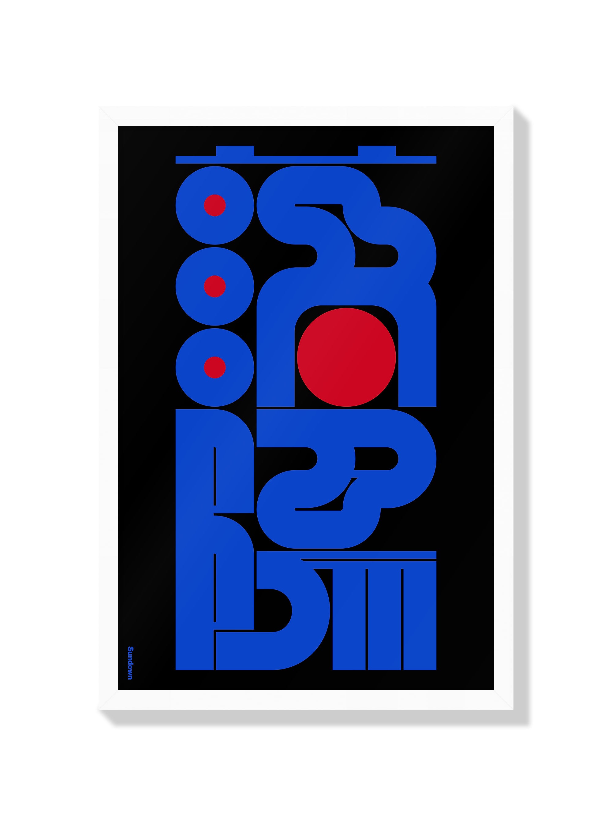 落陽#2 (Sundown) - Kenichi Minami - White Frame |frame=White Frame|
