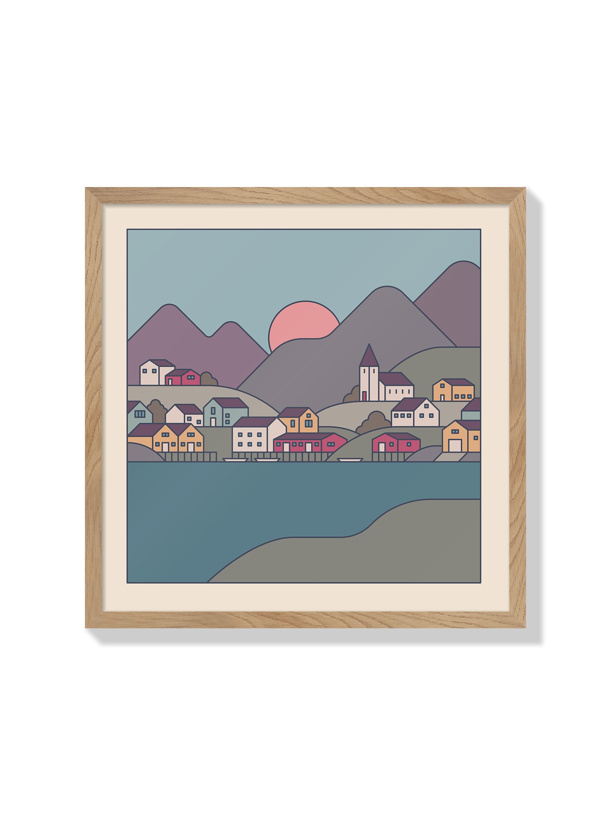 Settlements 03 – Norwegian Fishing Villages. - Rick Crane - Natural Frame |frame=Natural Frame|