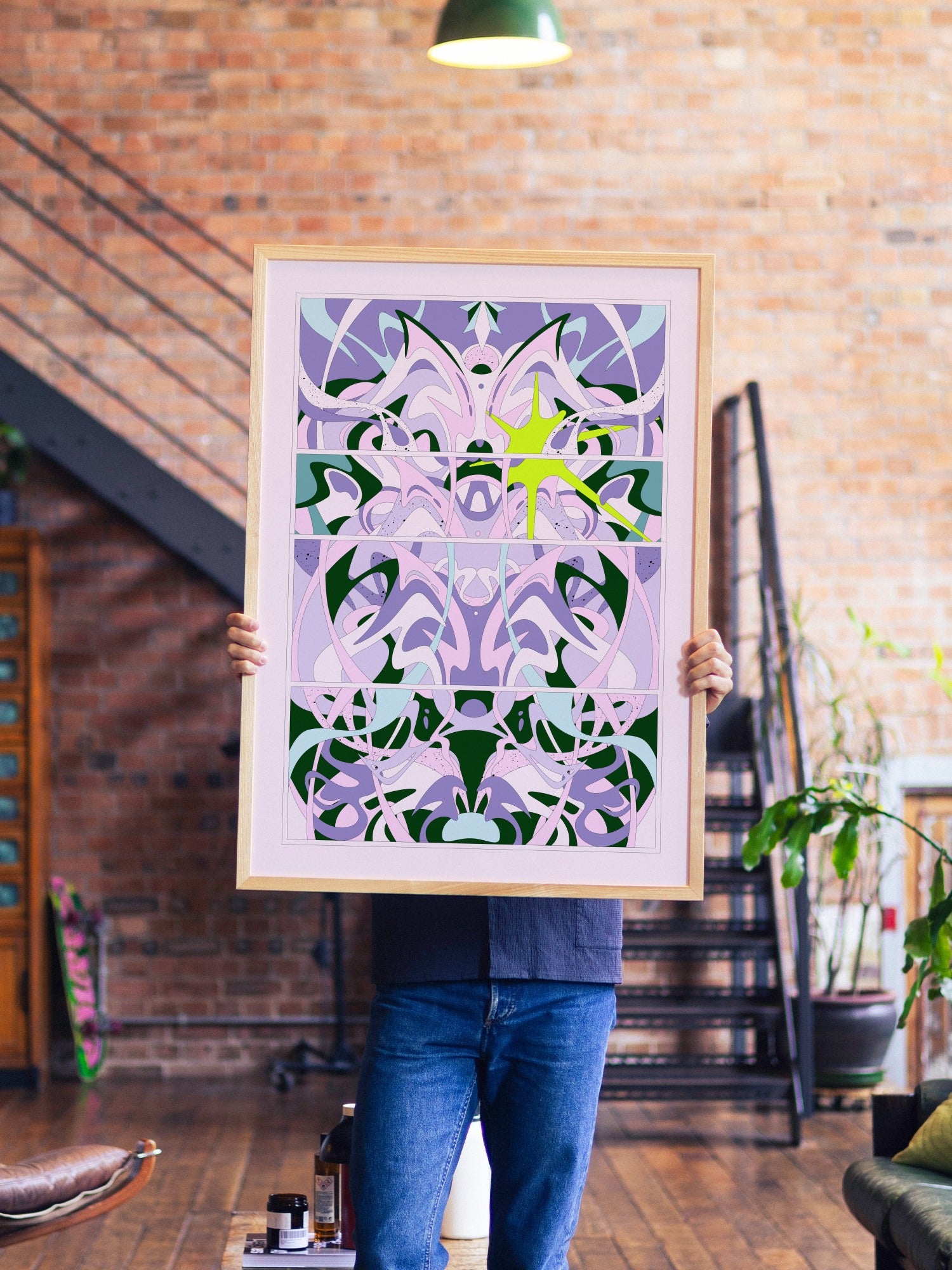 Signals - Vladimir Hadžić - A1 - Natural Wood Frame |type=lifestyle|