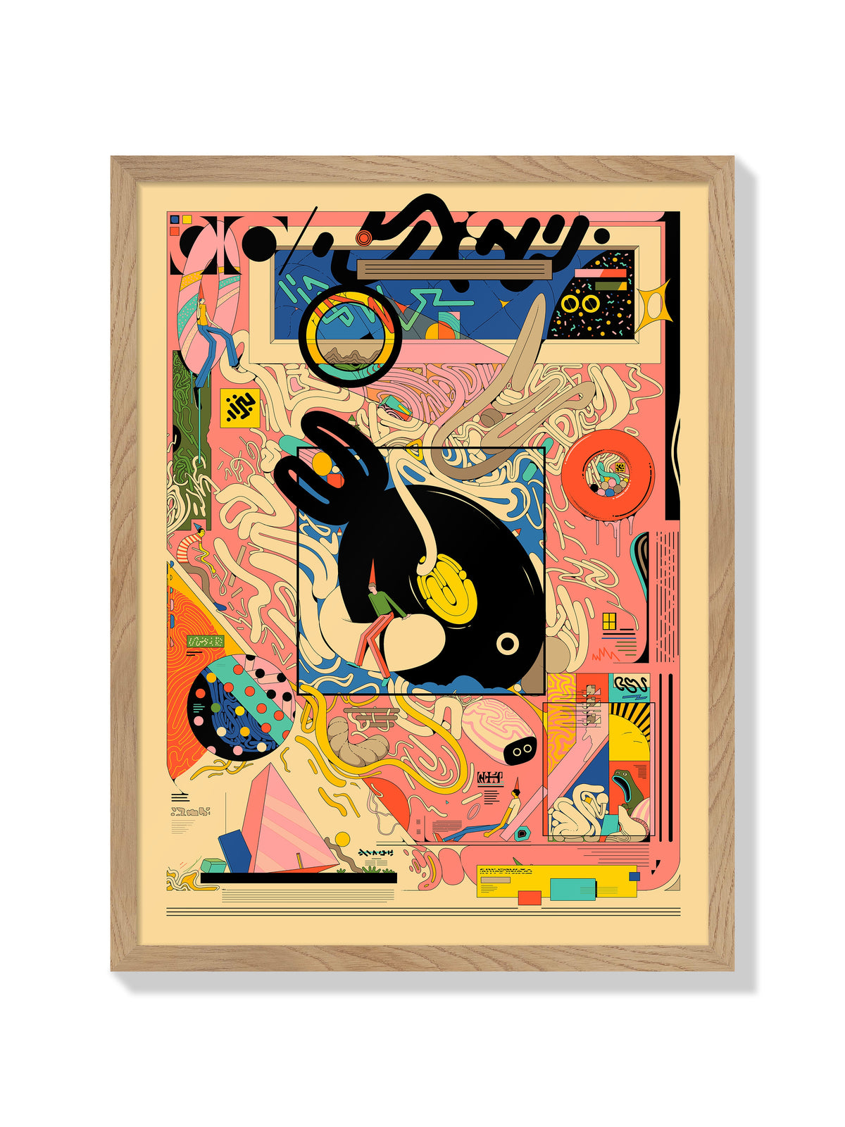 Black Fish - Ori Toor - Natural Frame |frame=Natural Frame|