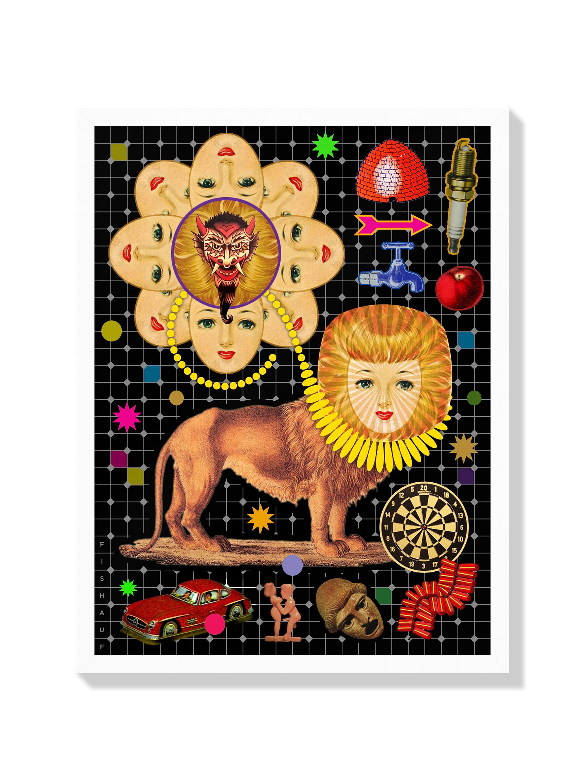 LIONESS - Louis Fishauf - White Frame |frame=White Frame|