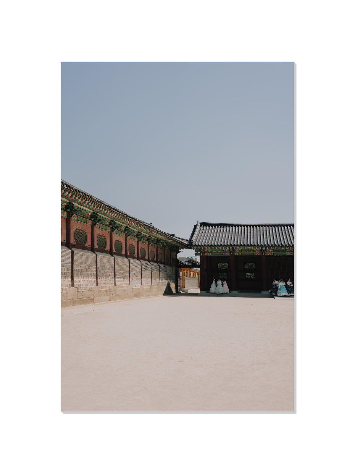 Korean Temple Wall - Jonny Gleason - Unframed |frame=Unframed|