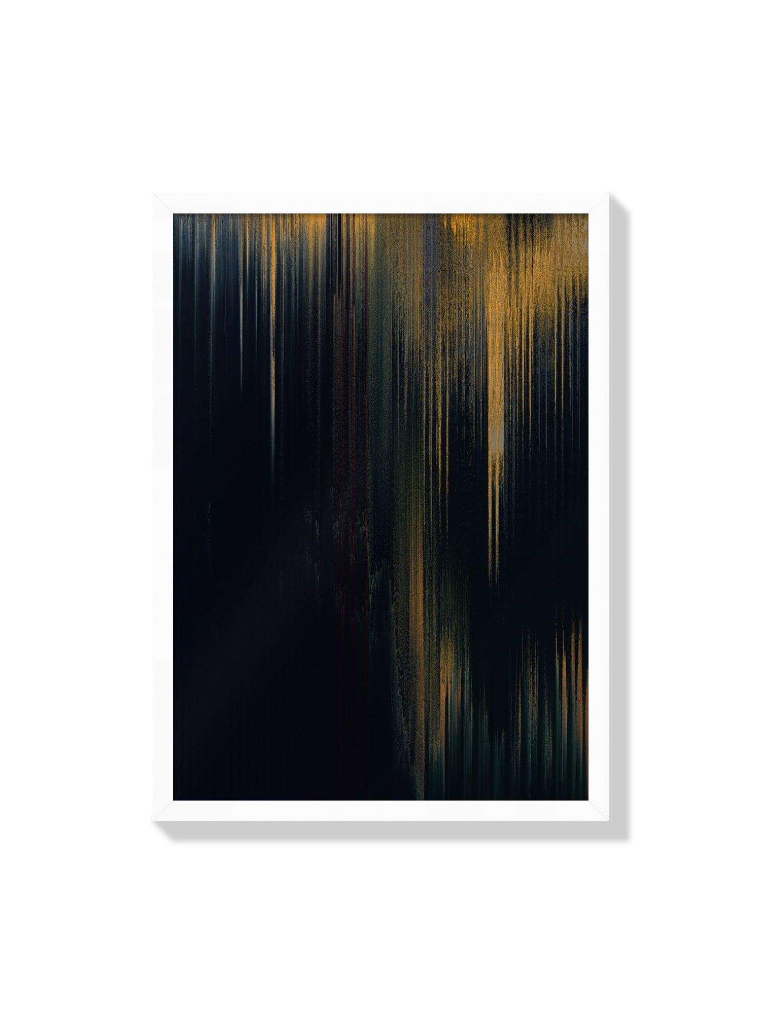 "Glitch 26.303 On Hold" by Aaron Borchardt, fine art print in white frame. |frame=White Frame|