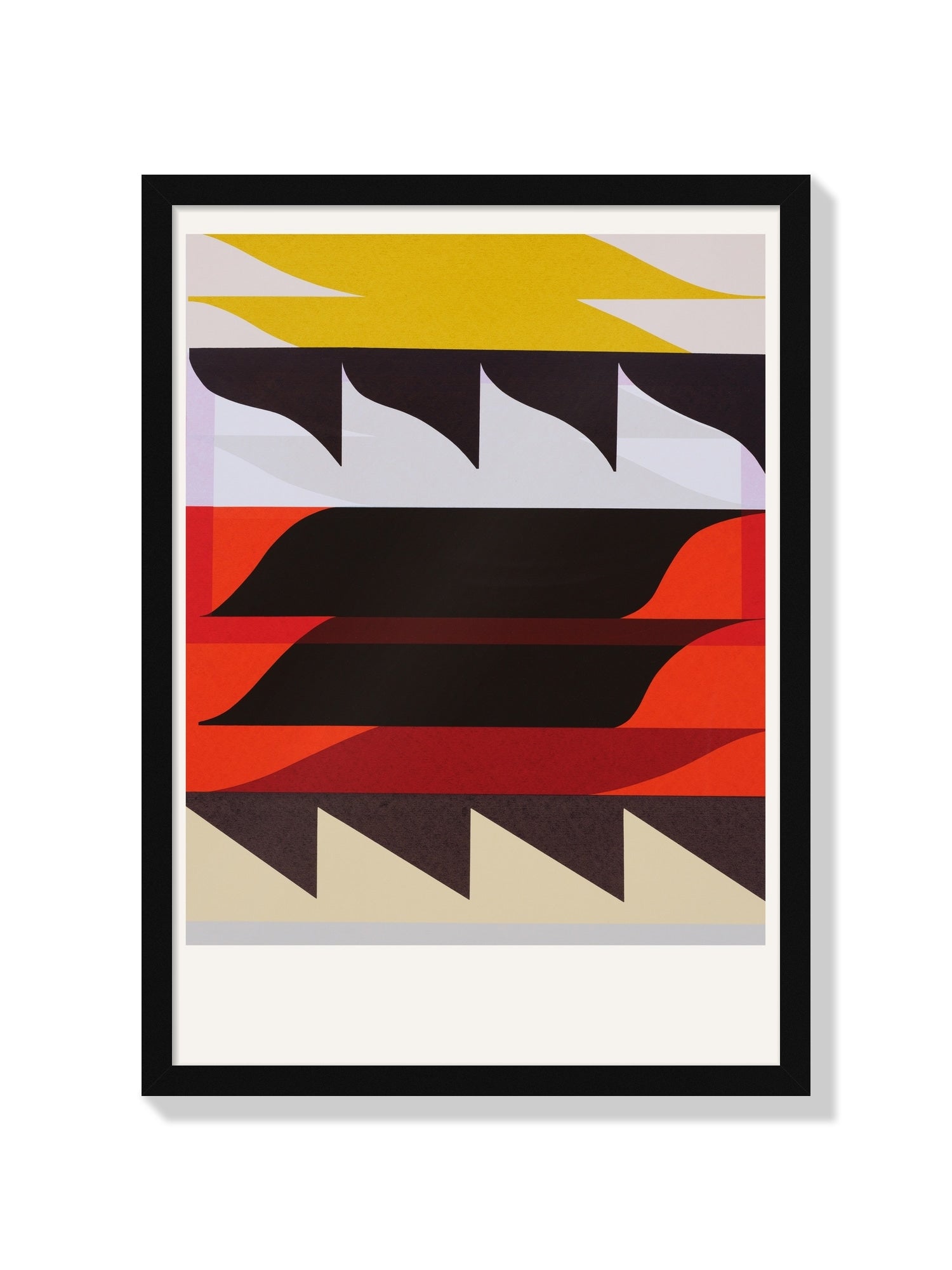 "Frontier" by Rikki Hewitt fine art print displayed in a black frame. |frame=Black Frame|