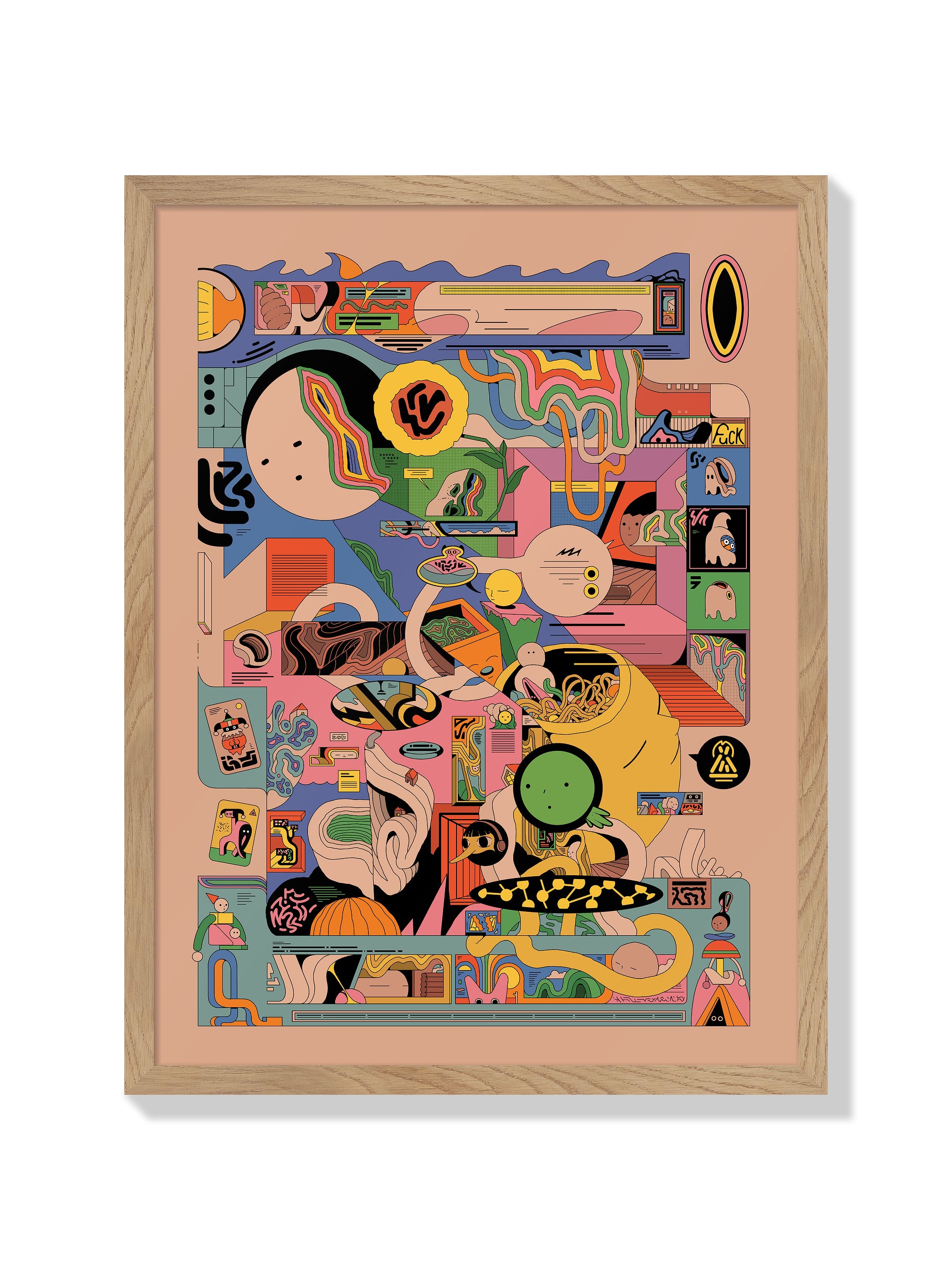 Brainjunk - Ori Toor - Natural Frame |frame=Natural Frame|