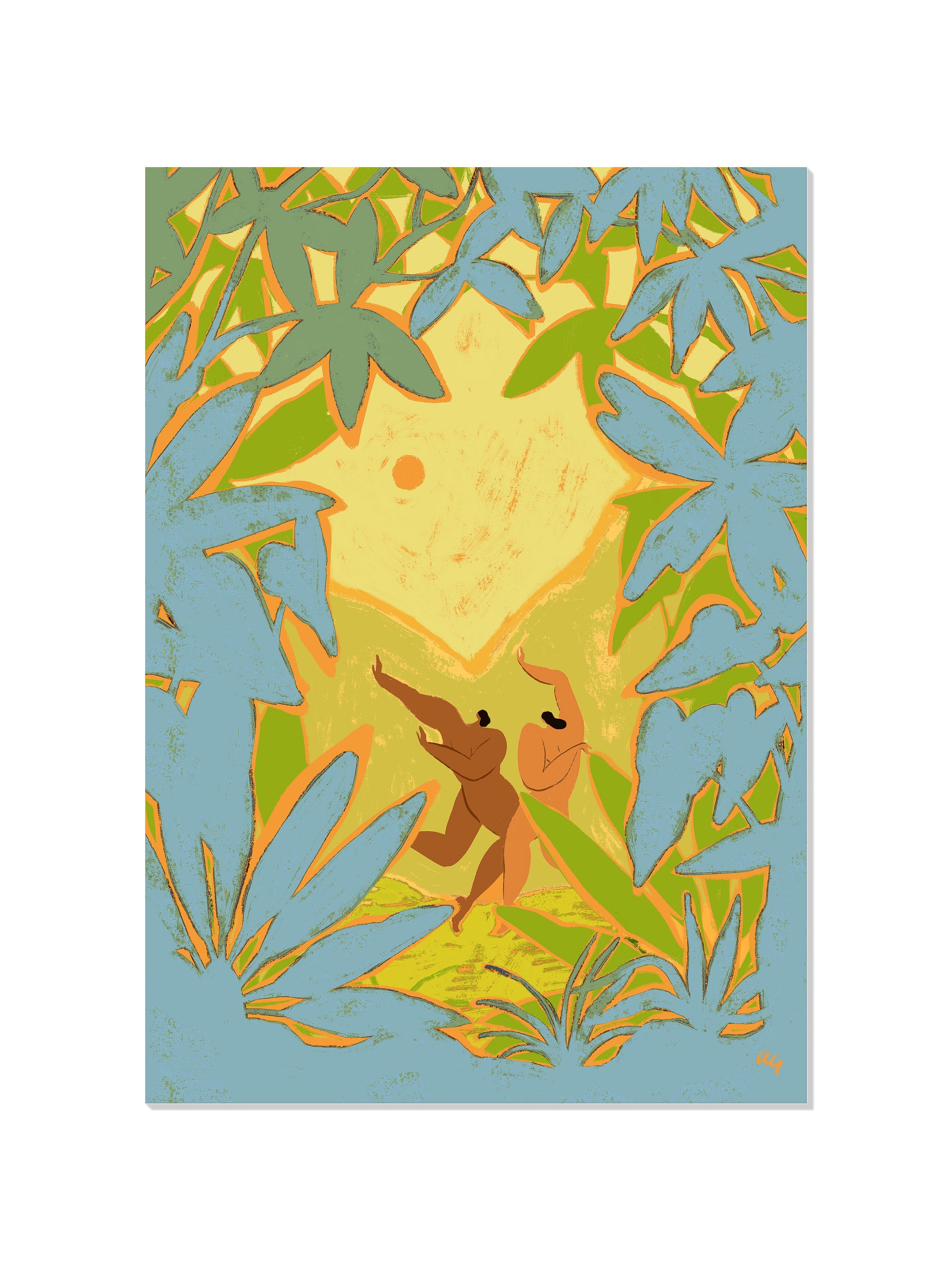 Natural State - Arty Guava - Unframed |frame=Unframed|
