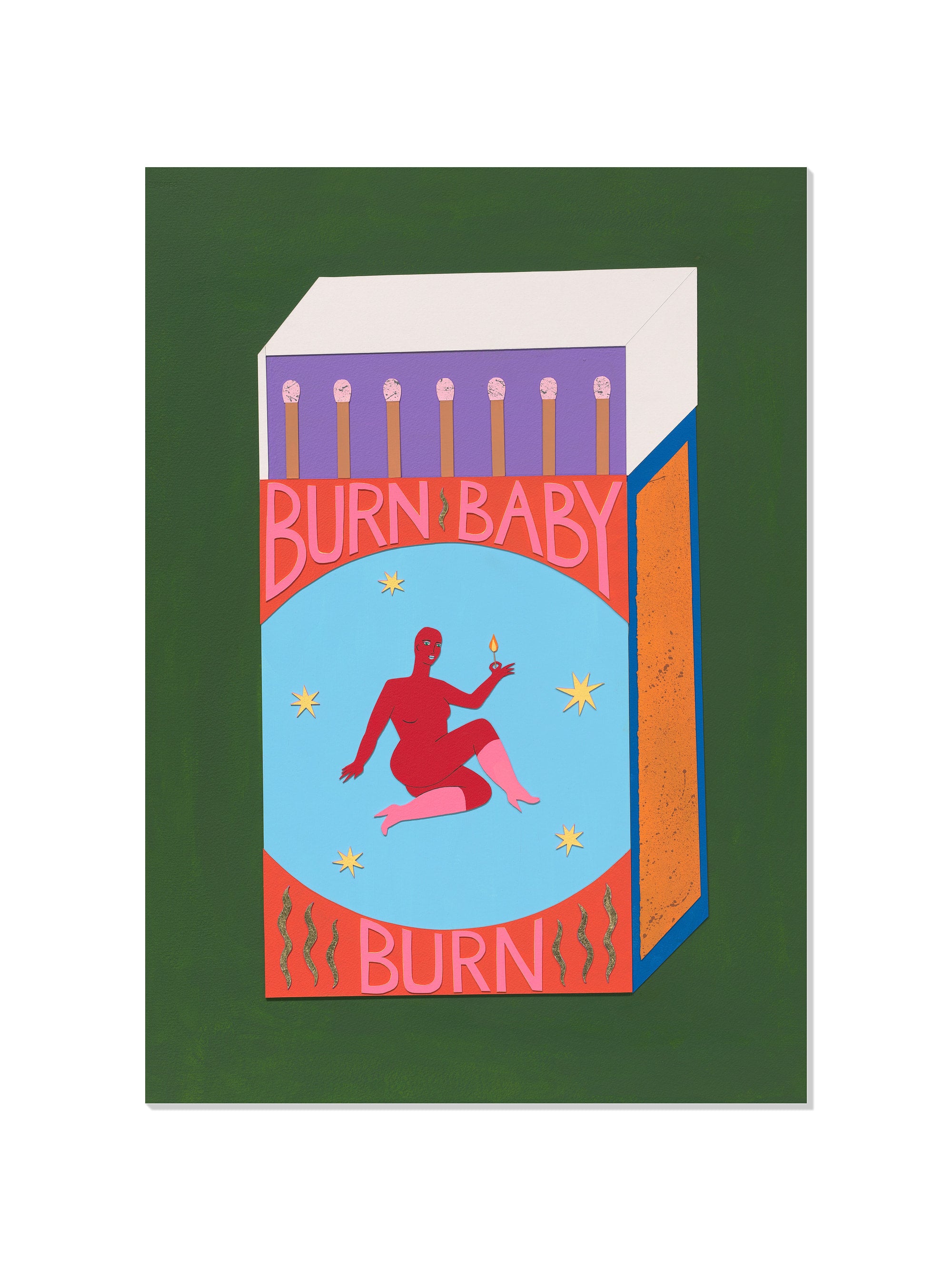 Burn Baby Burn - Studio Flos - Unframed |frame=Unframed|