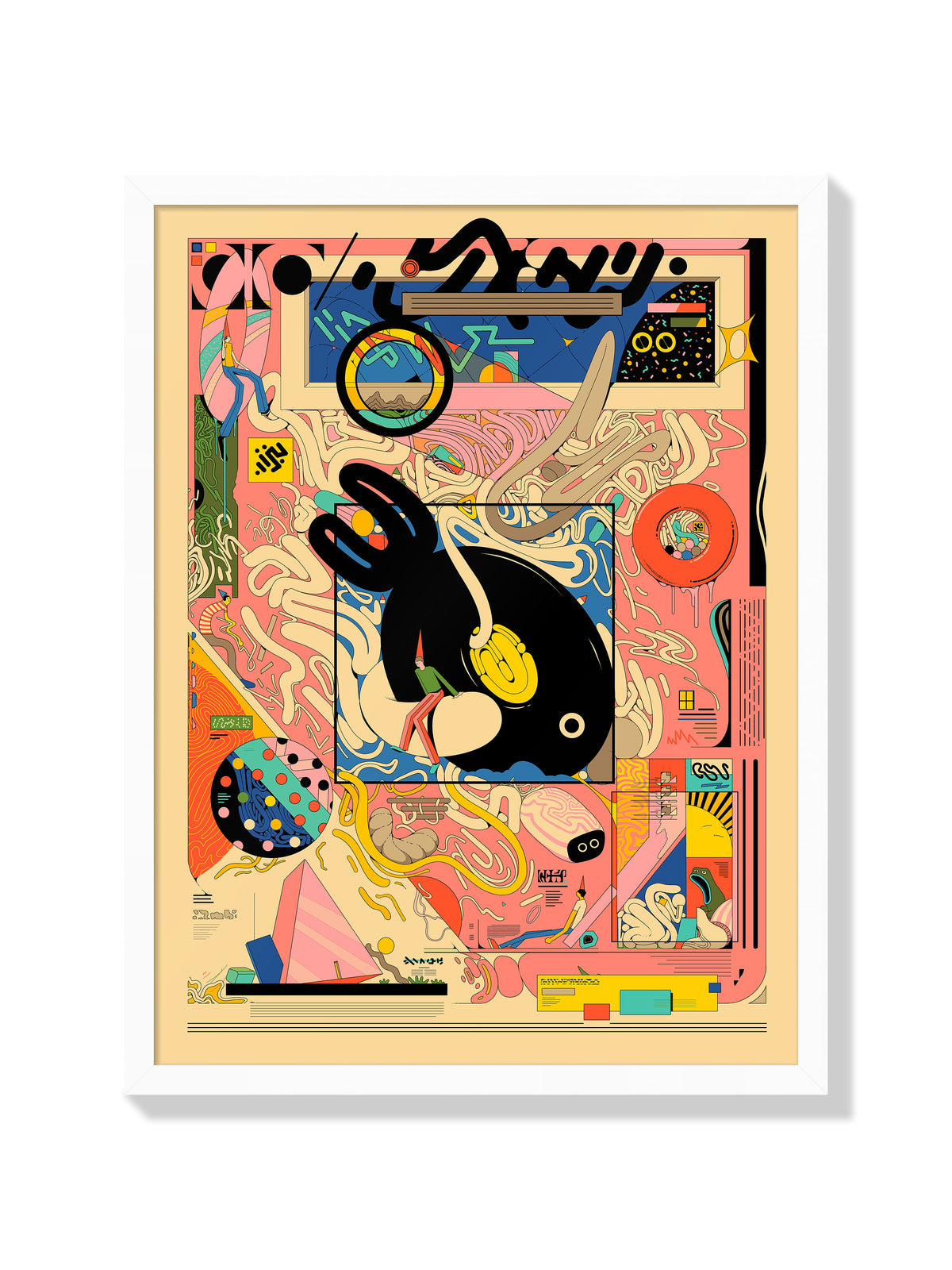 Black Fish - Ori Toor - White Frame |frame=White Frame|