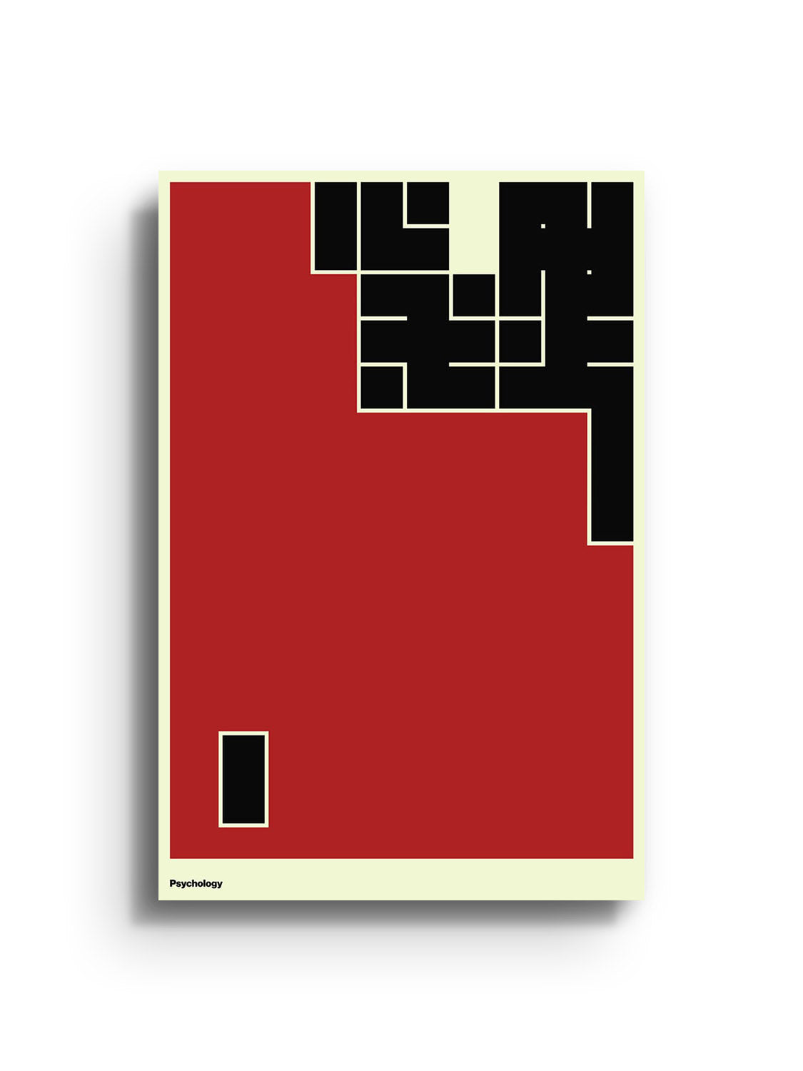 Unframed fine art print "心理 (Psychology)" by Kenichi Minami displaying abstract elements. |frame=Unframed|