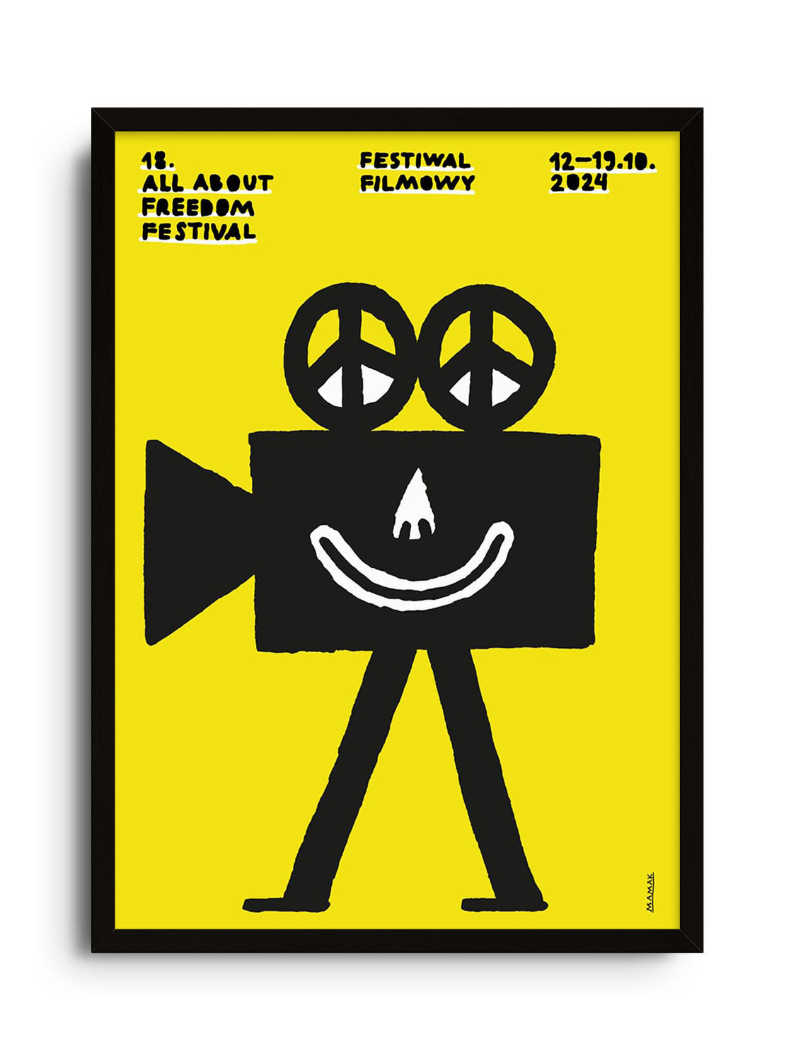 Fine art print "18th All About Freedom Festival" by Bartosz Mamak in black frame. |frame=Black Frame|