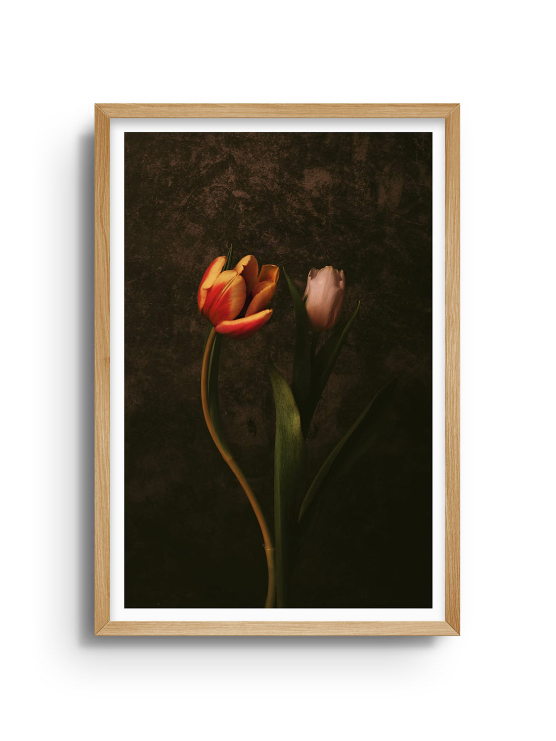 Fine art print "The Dance" by Will Arden in Natural Frame, showcasing abstract movement and vibrant colors. |frame=Natural Frame|