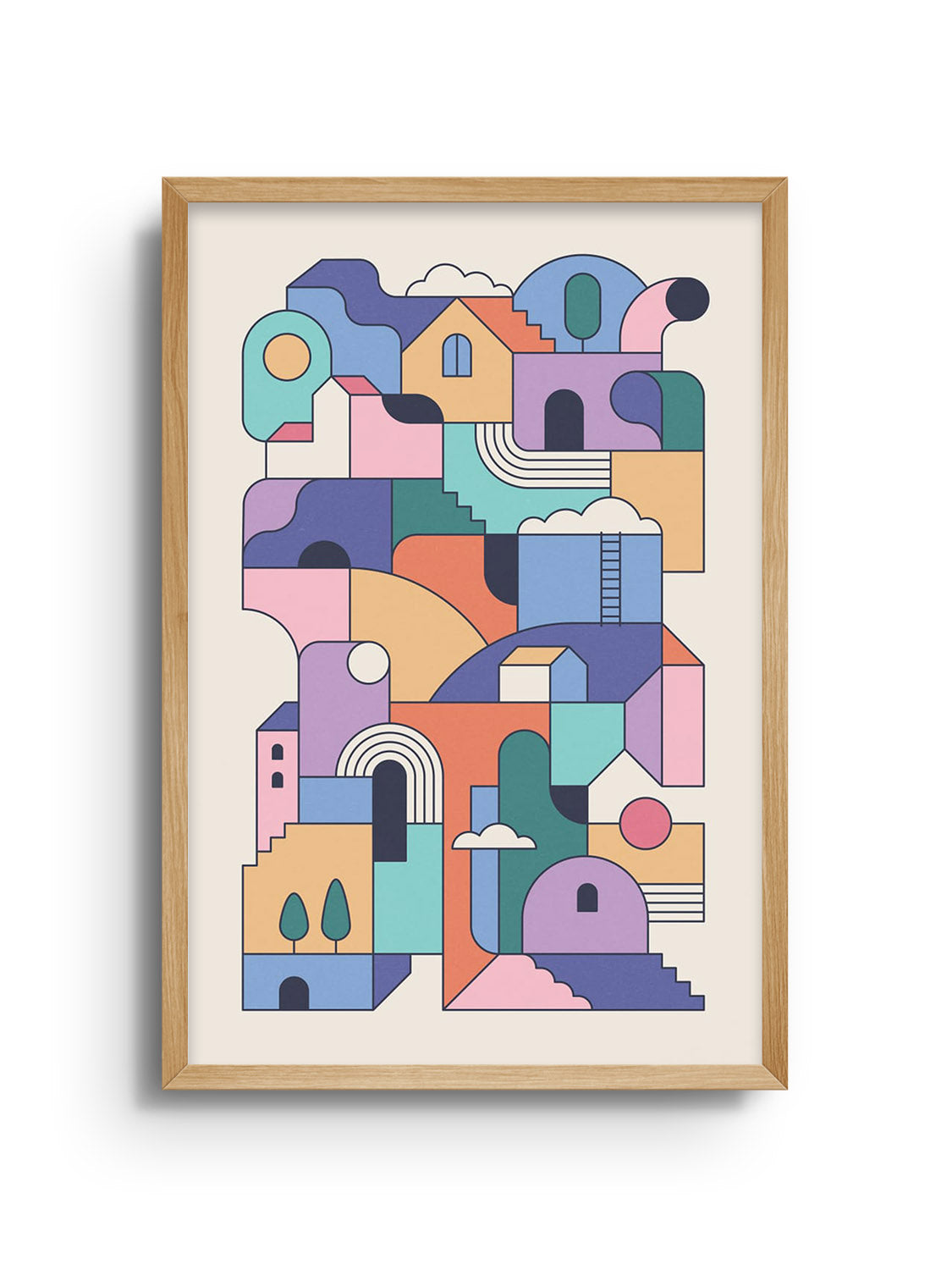 "Dreaming Of Home" fine art print by Rick Crane in Natural Frame. |frame=Natural Frame|