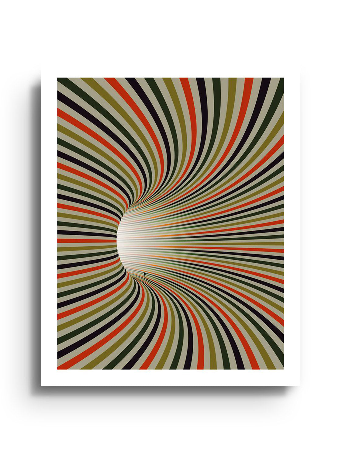 Fine art print "Retrograde" by Michael Strevens displayed as unframed print.