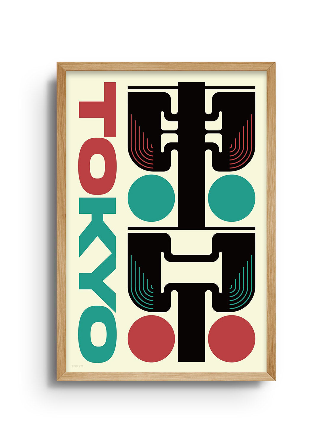 "東京#1 (TOKYO)" by Kenichi Minami, fine art print with Natural Frame. |frame=Natural Frame|