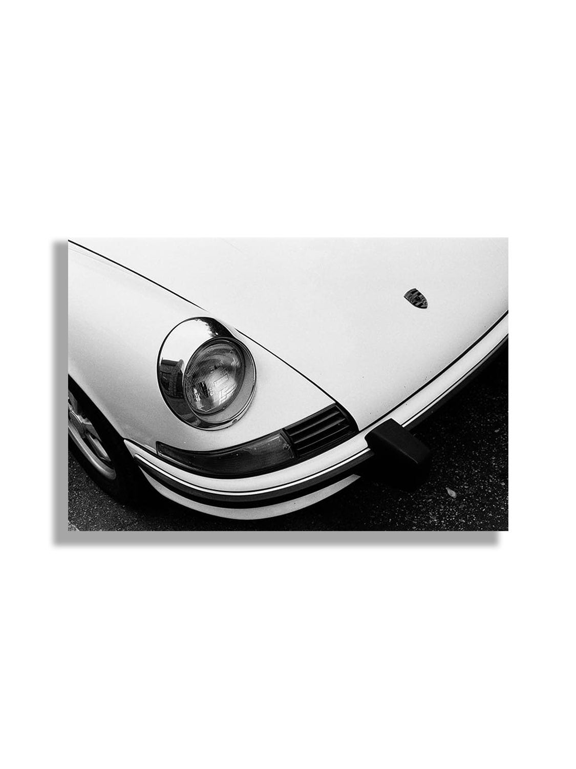 Unframed fine art print "Porsche Curves" by Adam Sherrett, showcasing dynamic automotive artistry. |frame=Unframed|