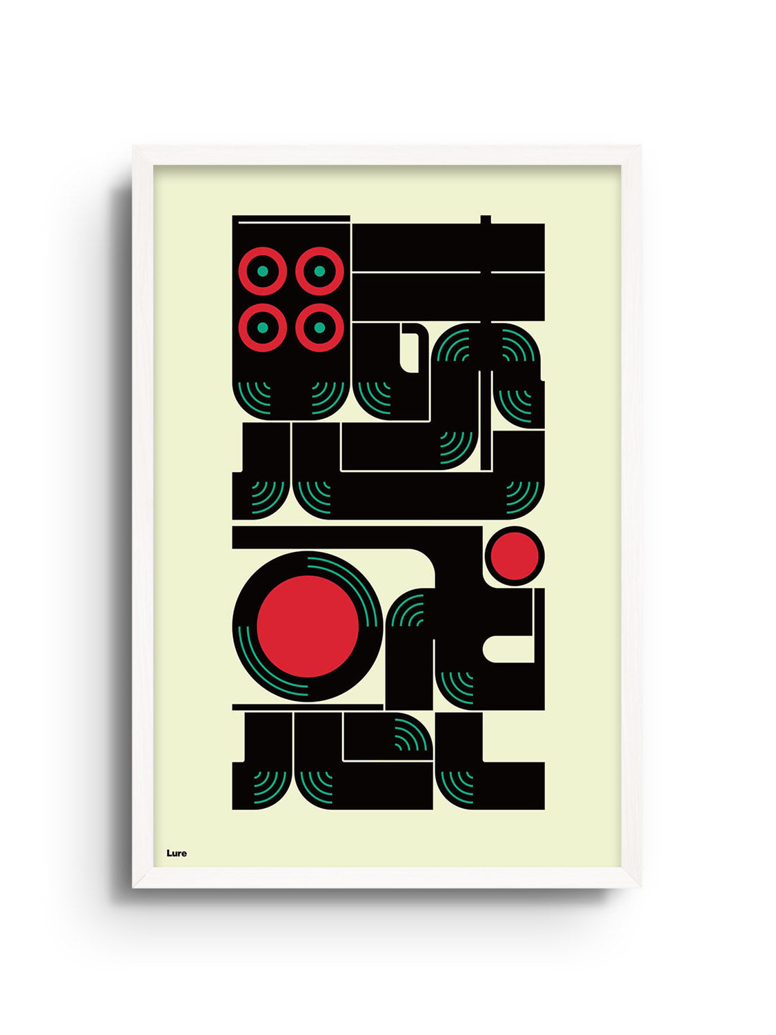 "魅惑 (Lure)" print by Kenichi Minami in white frame |frame=White Frame|