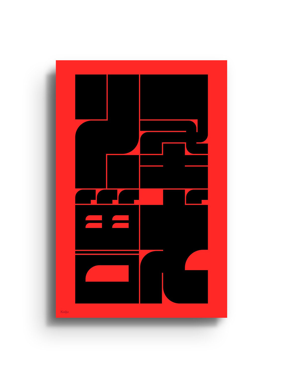 "怪獣 (Kaiju)" by Kenichi Minami, fine art print unframed, showcasing the dynamic energy of traditional Japanese kaiju imagery. |frame=Unframed|