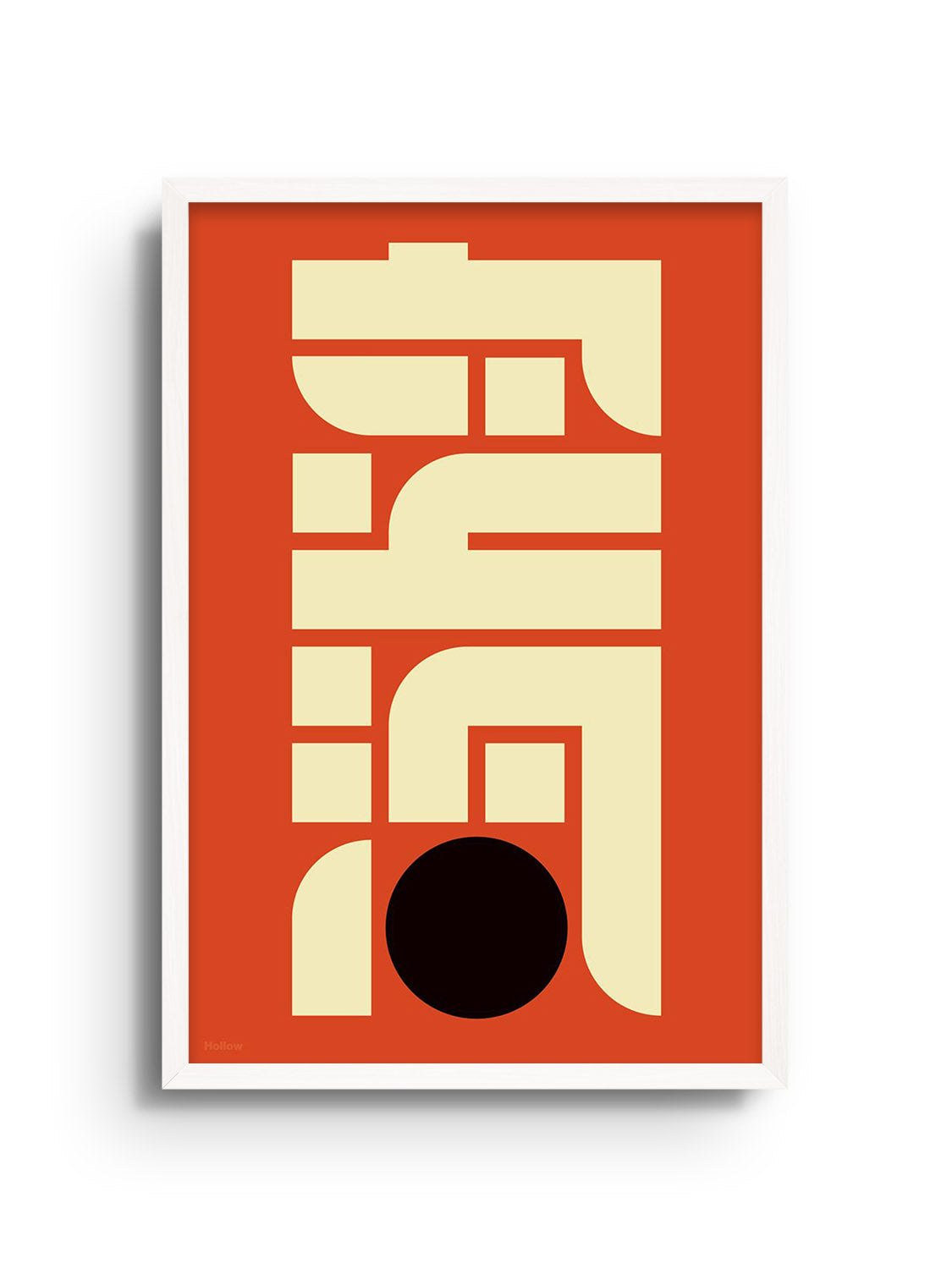 Fine art print "空洞 (Hollow)" by Kenichi Minami displayed in white frame. |frame=White Frame|