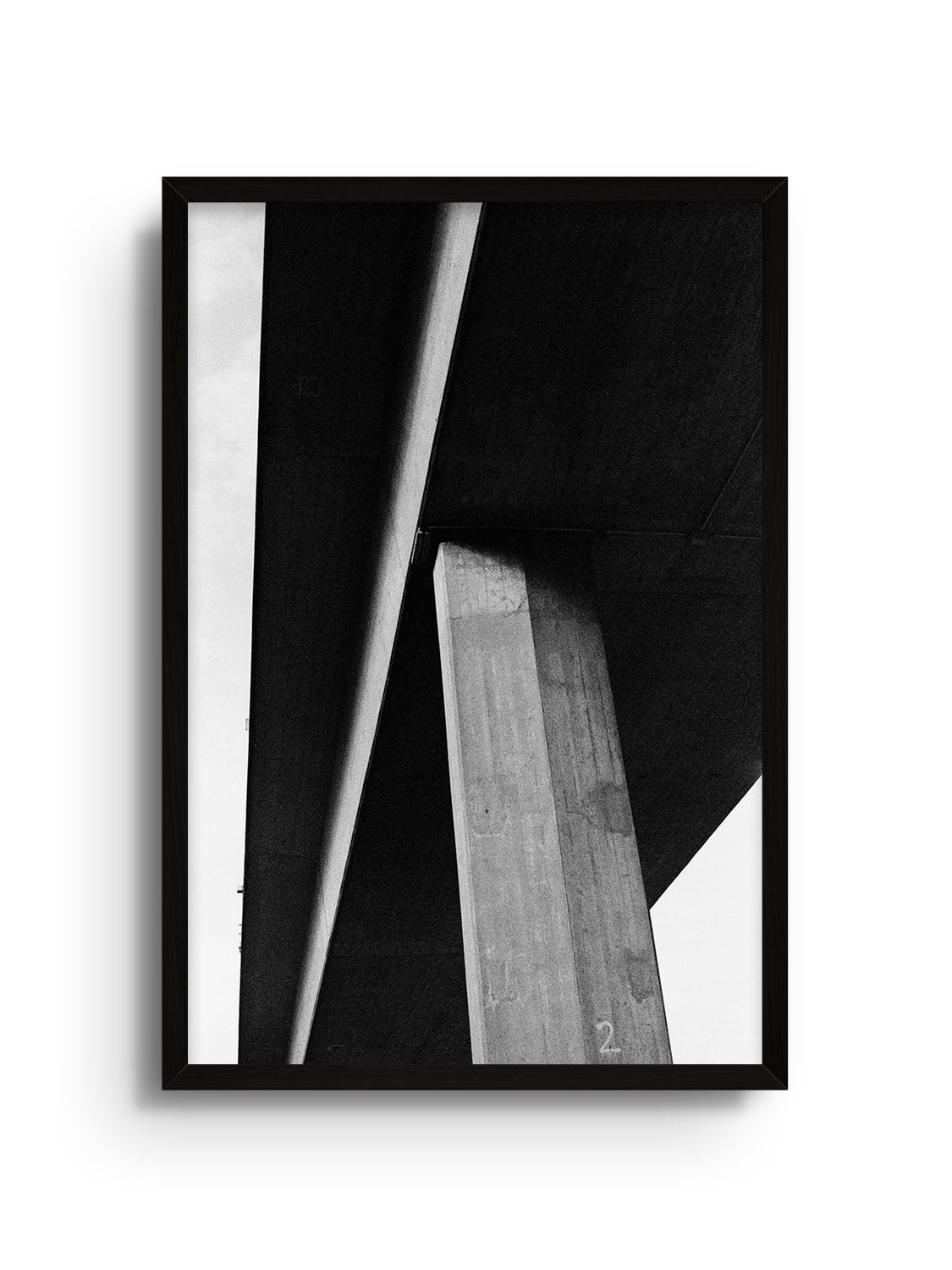 Fine art print "Overpass" by Adam Sherrett in black frame. |frame=Black Frame|