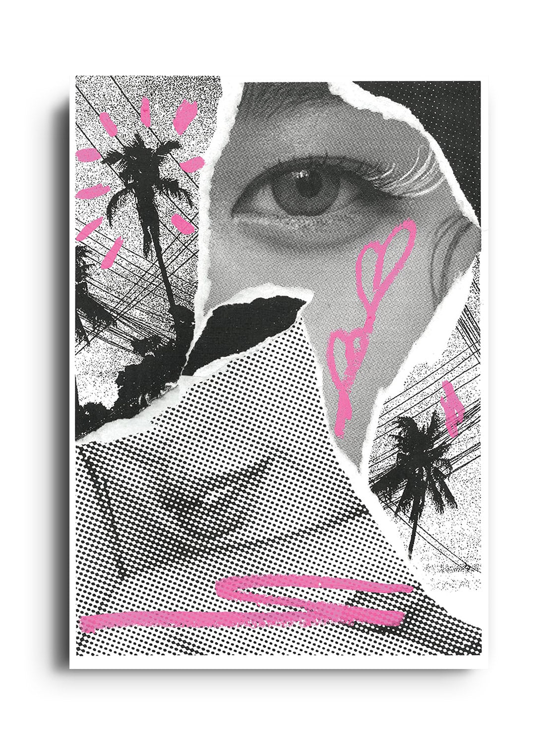 Unframed fine art print "SMILE" by Chico Leong, showcasing vibrant design and colors. |frame=Unframed|