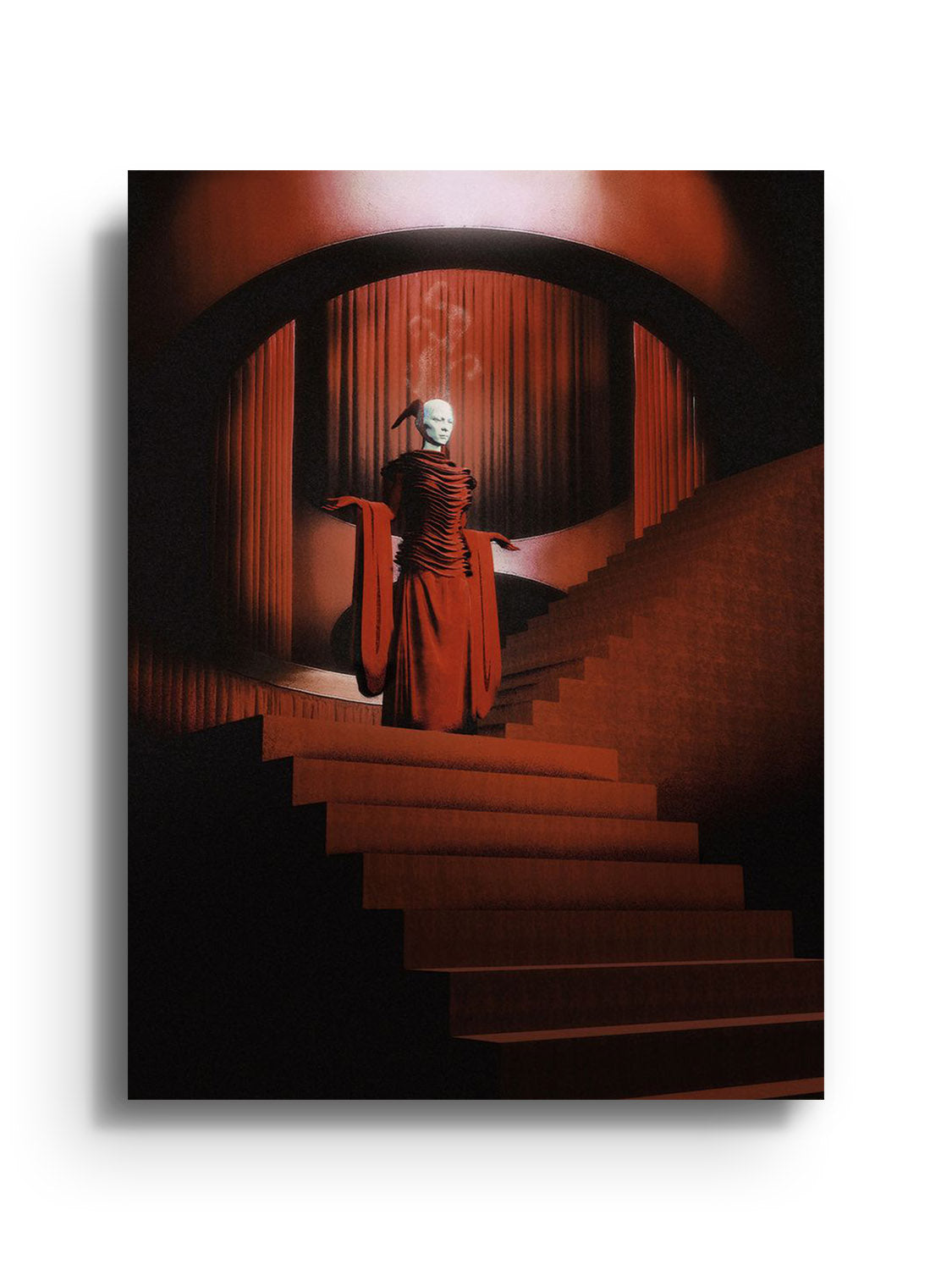 Fine art print "Night Raid" by denisa rahma, displayed as unframed.